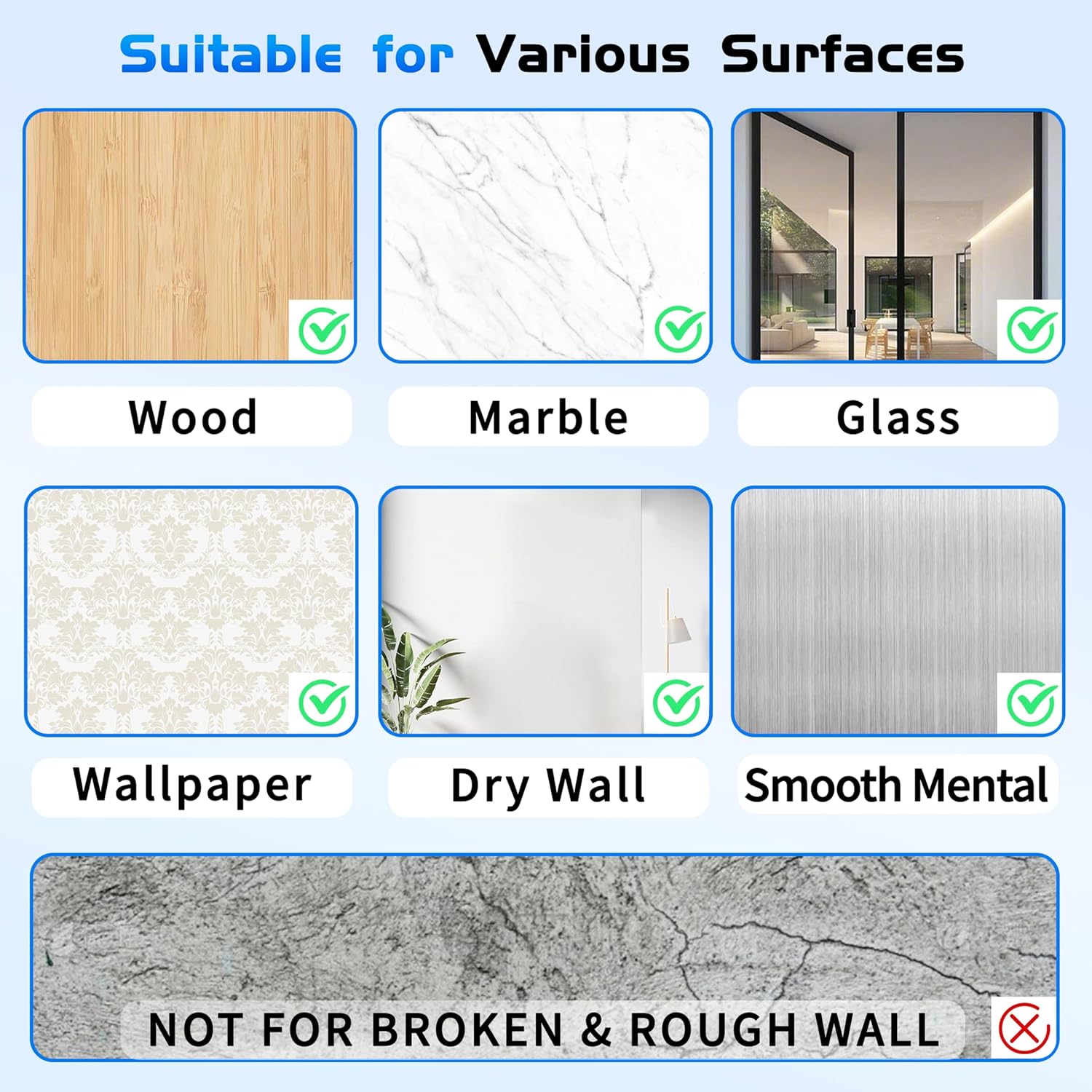 12 topes de puerta protectores de pared, protector de pared reutilizable para pomo de puerta, topes de puerta para pared con adhesivo