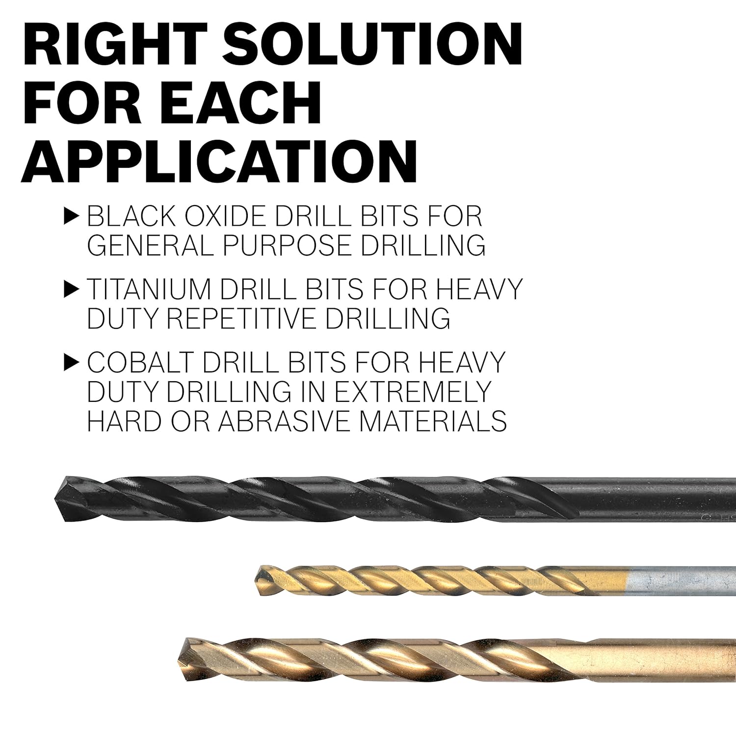 BOSCH CO2155 – Broca de metal cobalto de 716 pulgadas x 5-12 pulgadas para aplicaciones de perforación en metal de calibre ligero, acero de alto