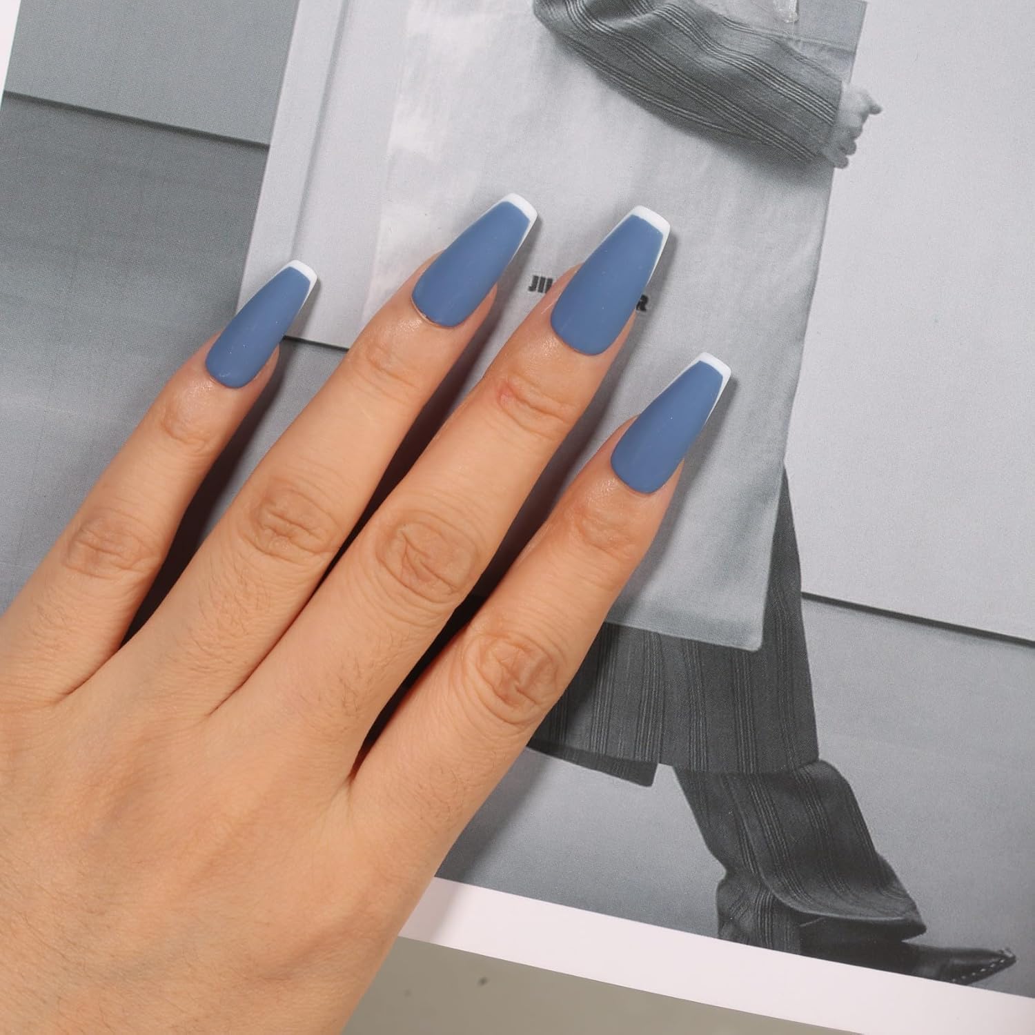 MEGIOR Esmalte de uñas de gel de 0.5 onzas líquidas, color azul oscuro, esmalte de uñas en gel que se absorbe con luz UV LED, arte de uñas de