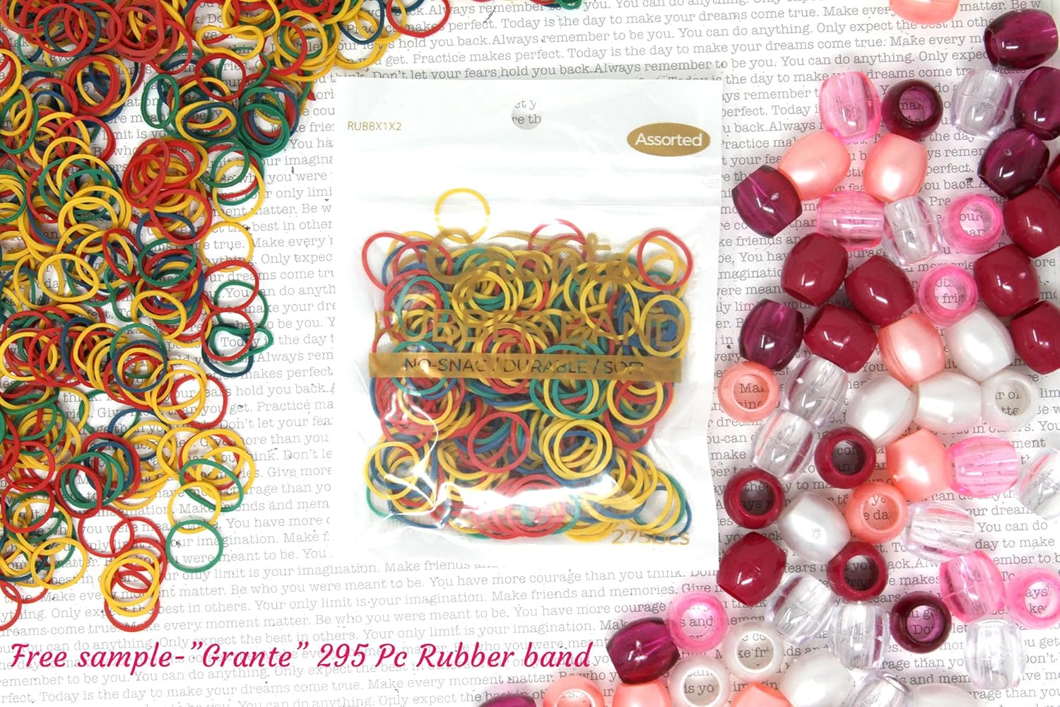 Alrededor de 60 cuentas de poni de alta calidad, extra grande de 0.709 x 0.591 in, cuentas de pulsera geniales para trenzas de cabello y