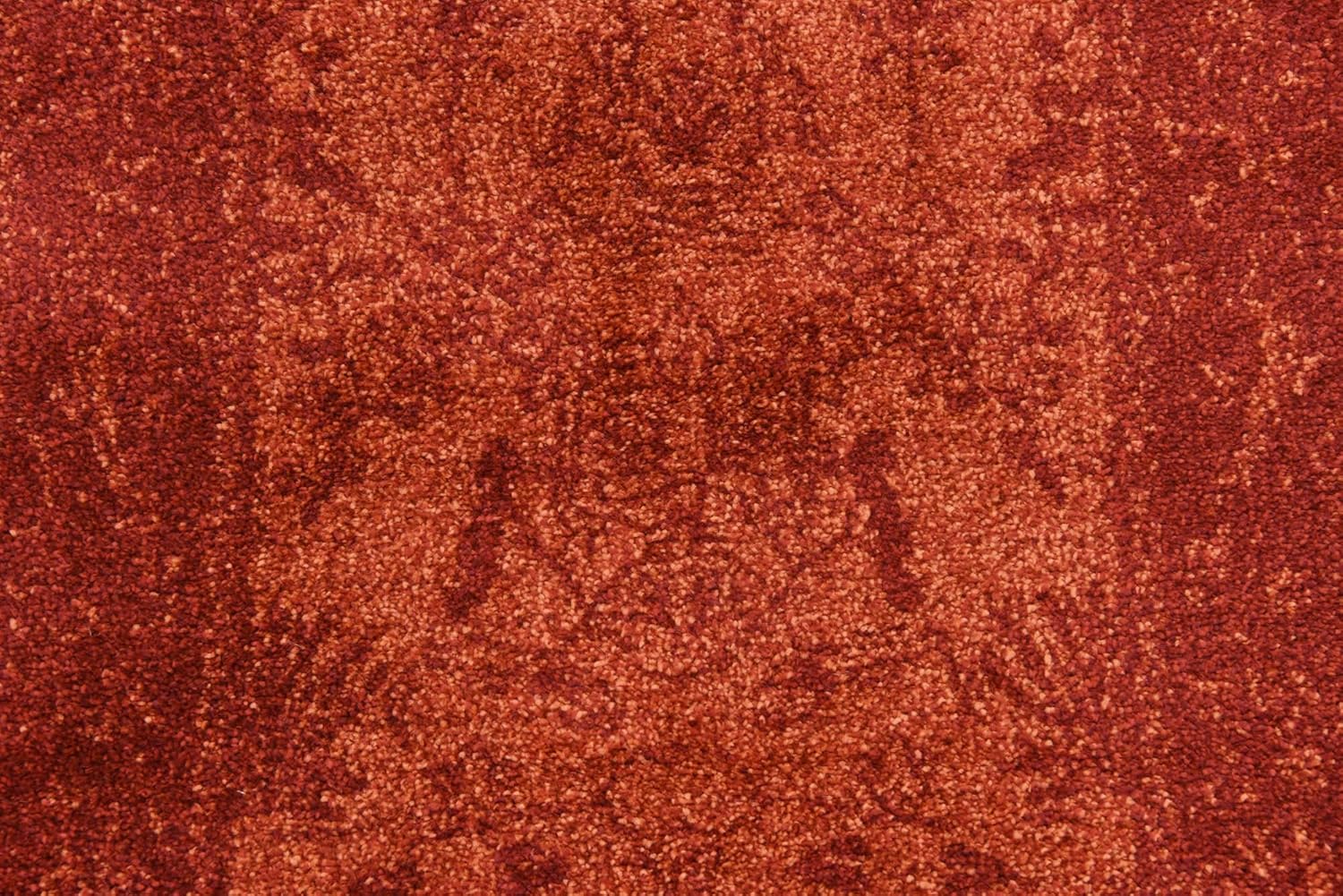 Unique Loom La Jolla Collection Farmhouse, contemporánea, botánica, tradicional, alfombra vintage, 2 pies 2 pulgadas x 6 pies, naranjaborgoña