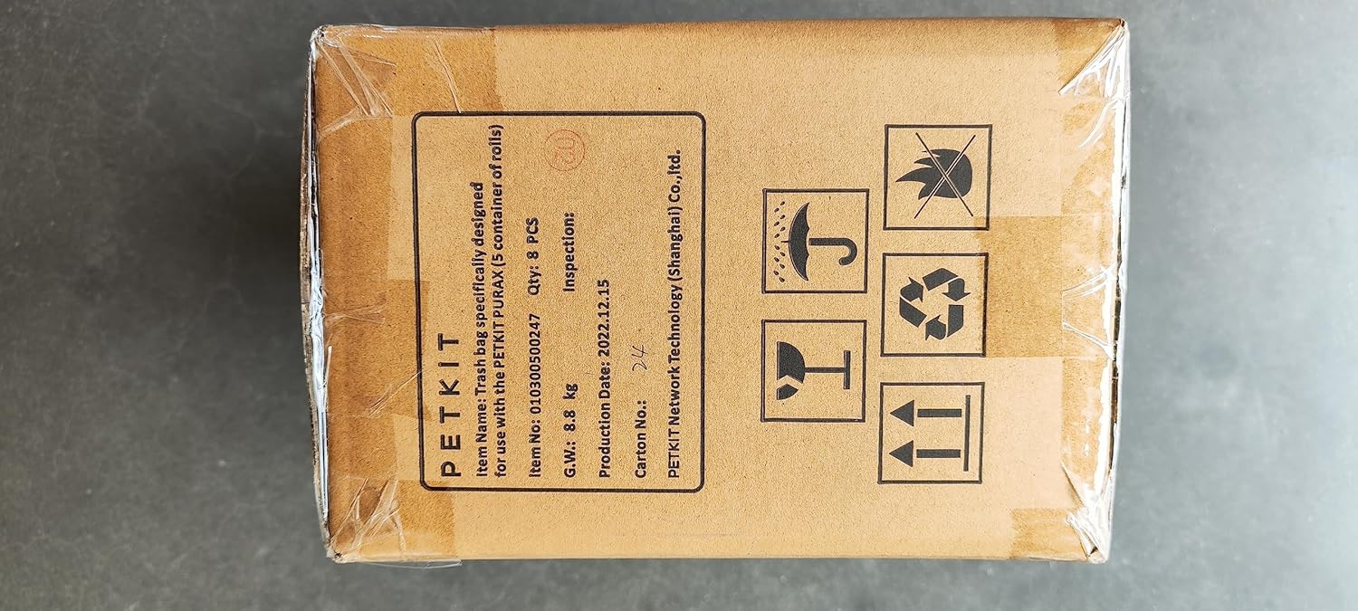 PETKIT PuraX PuraMax – Bolsas de basura reemplazadas, 5 rollos, bolsas portátiles para contenedores de basura para gatos para autolimpieza