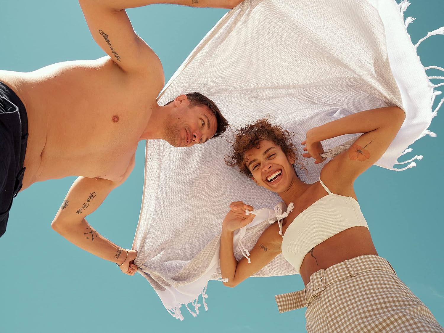 SMYRNA TURKISH COTTON Toalla de playa turca original, 37 x 71 pulgadas, extra grande, de secado rápido, sin arena, spa, viajes, gimnasio, toalla de