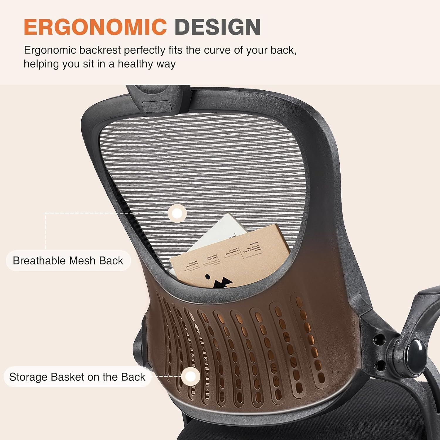 Sweetcrispy Silla de escritorio para computadora de oficina, ergonómica, con respaldo alto, de malla, con ruedas y reposacabezas ajustables, cómodo