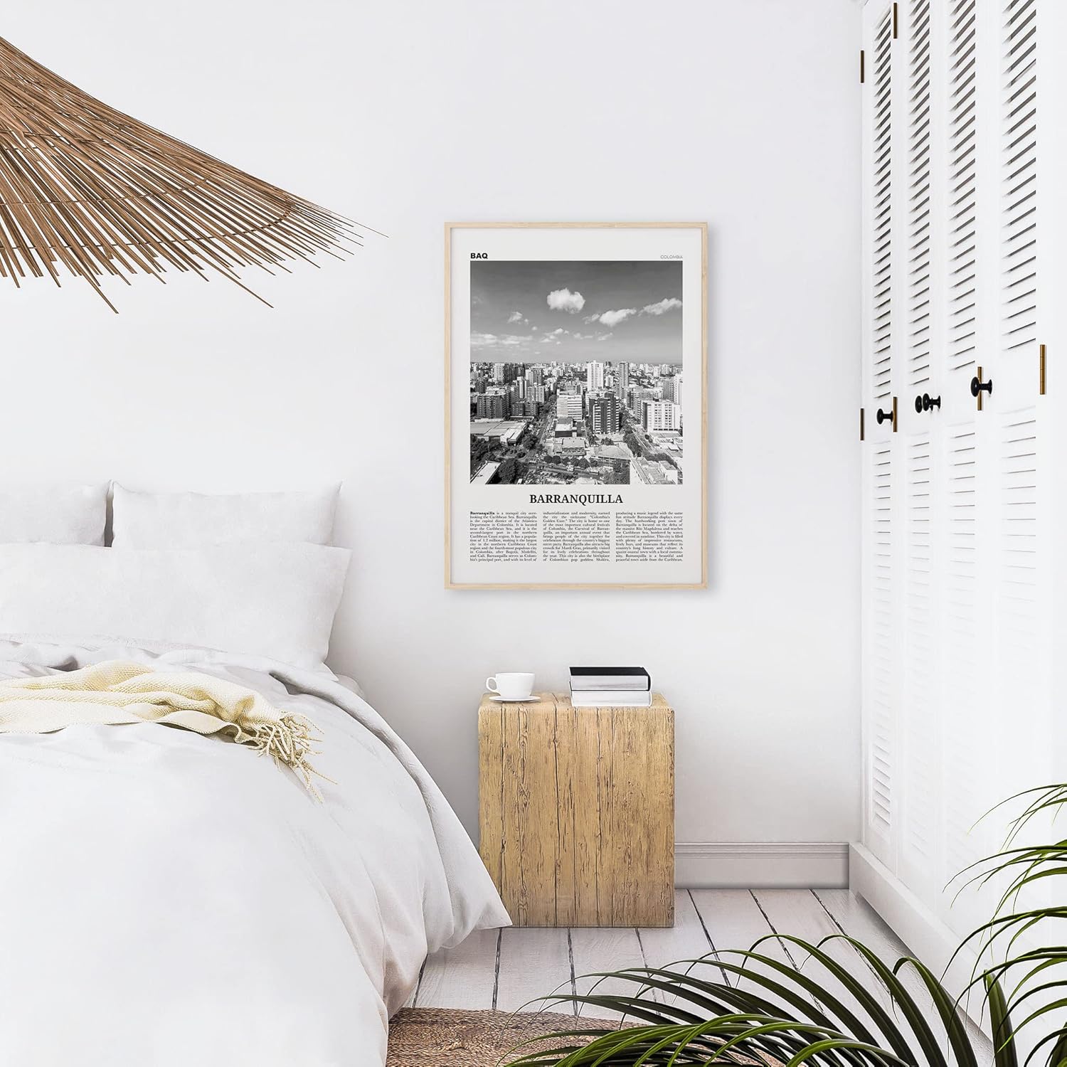 PosterBarranquilla Print Black And White, Barranquilla Wall Art, Barranquilla Poster, Barranquilla Photo, Colombia, Atlántico, South America