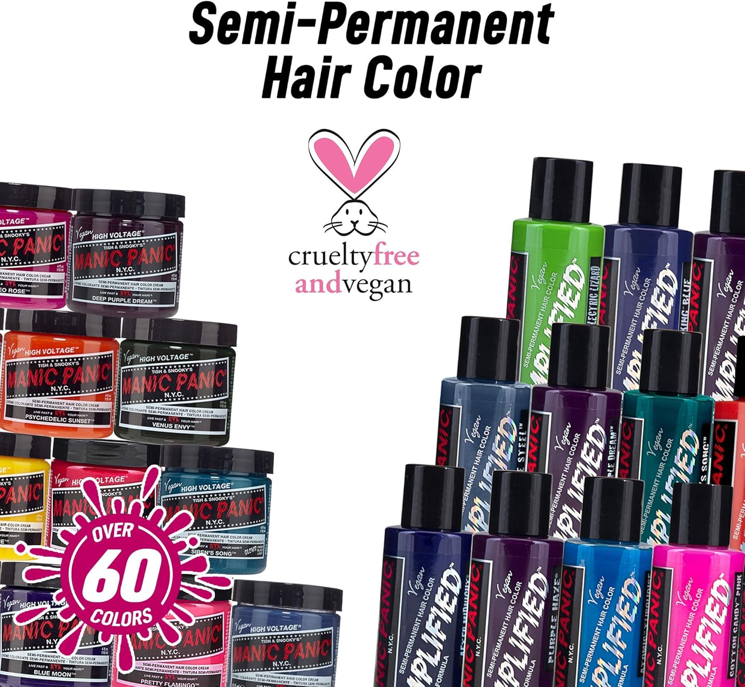 TiendaUsbeauty Manic Panic Crema de color de cabello semipermanente, paquete de de 1