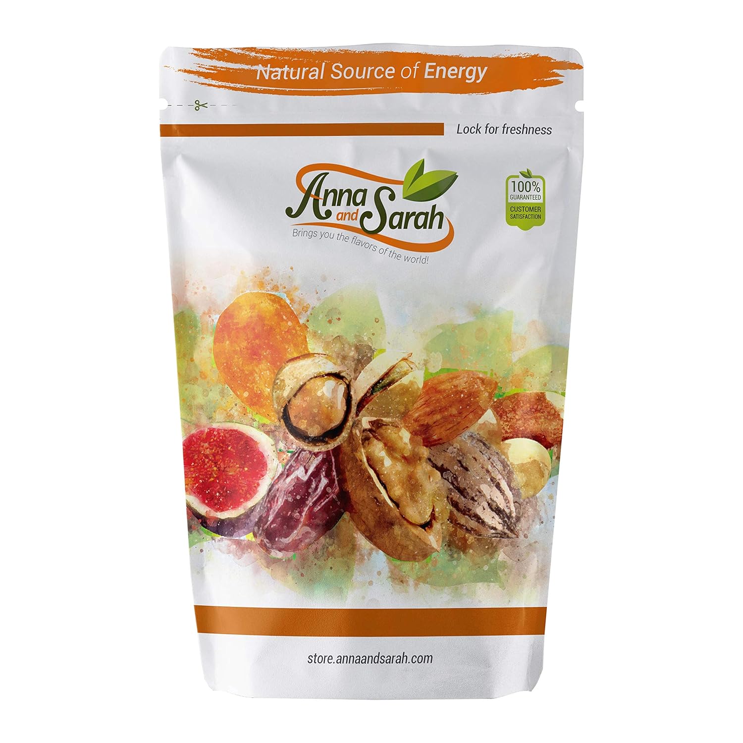 Anna and Sarah Nueces de canela 1 libra en bolsa resellable