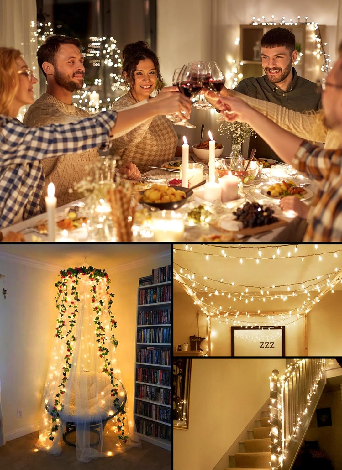 Brightown Mini bombillas de repuesto de Navidad, 150 unidades, 2.5 voltios, cristal transparente, incandescentes, para árbol de Navidad, decoración