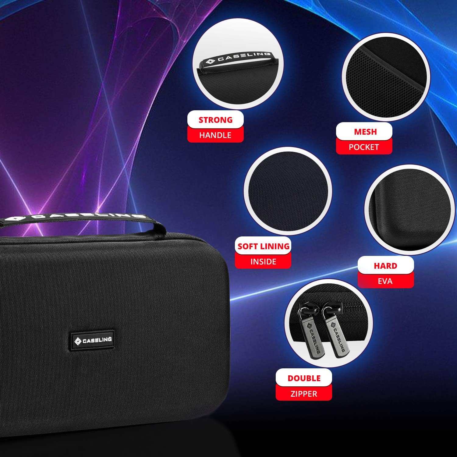 caseling Funda rígida para afeitadora Mangroomer Ultimate Pro Back Hair Shaver Lithium Max con fuente de alimentación y la otra hoja de afeitado