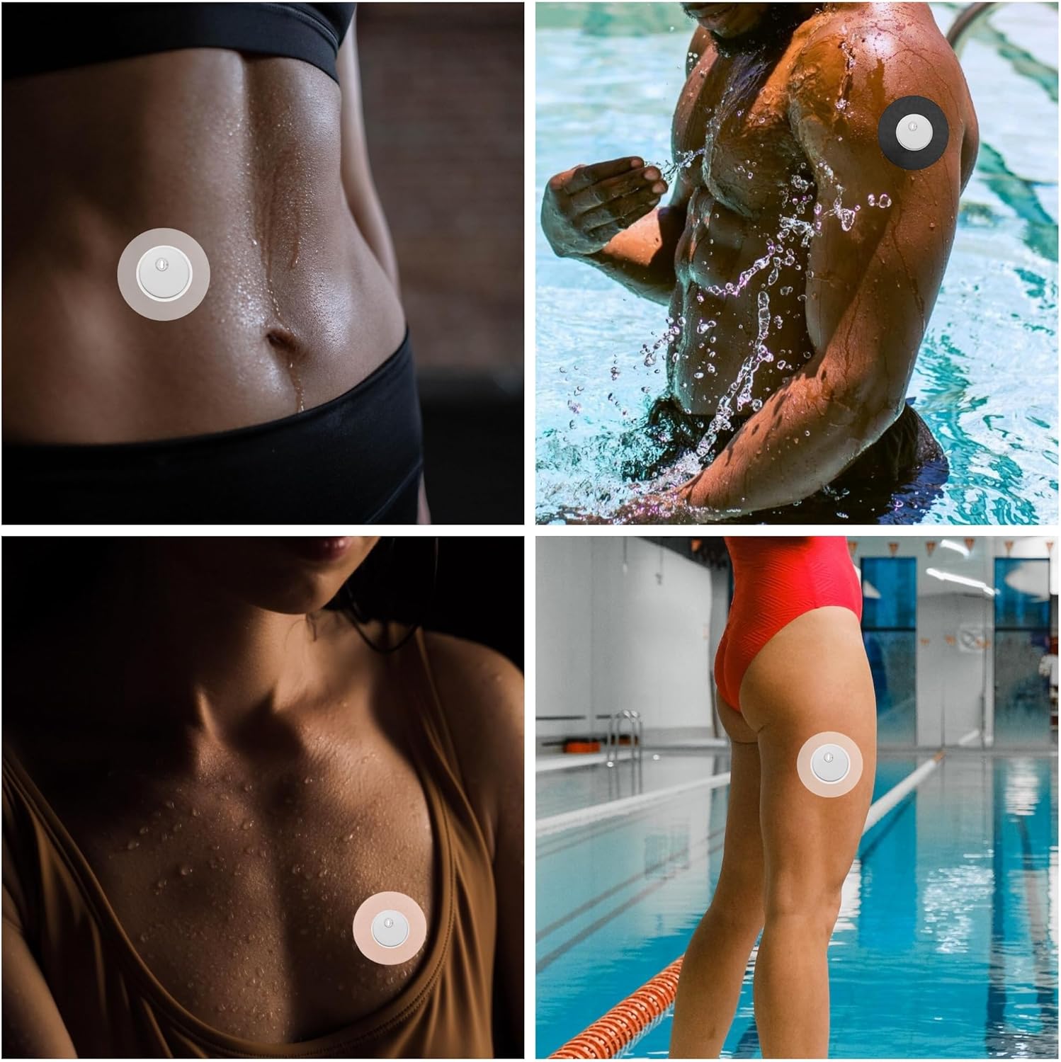 Libre 3 fundas de sensor impermeables, 36 piezas Freestyle Libre 3 cubiertas adhesivas parches adhesivos accesorios adhesivos cinta CGM protección