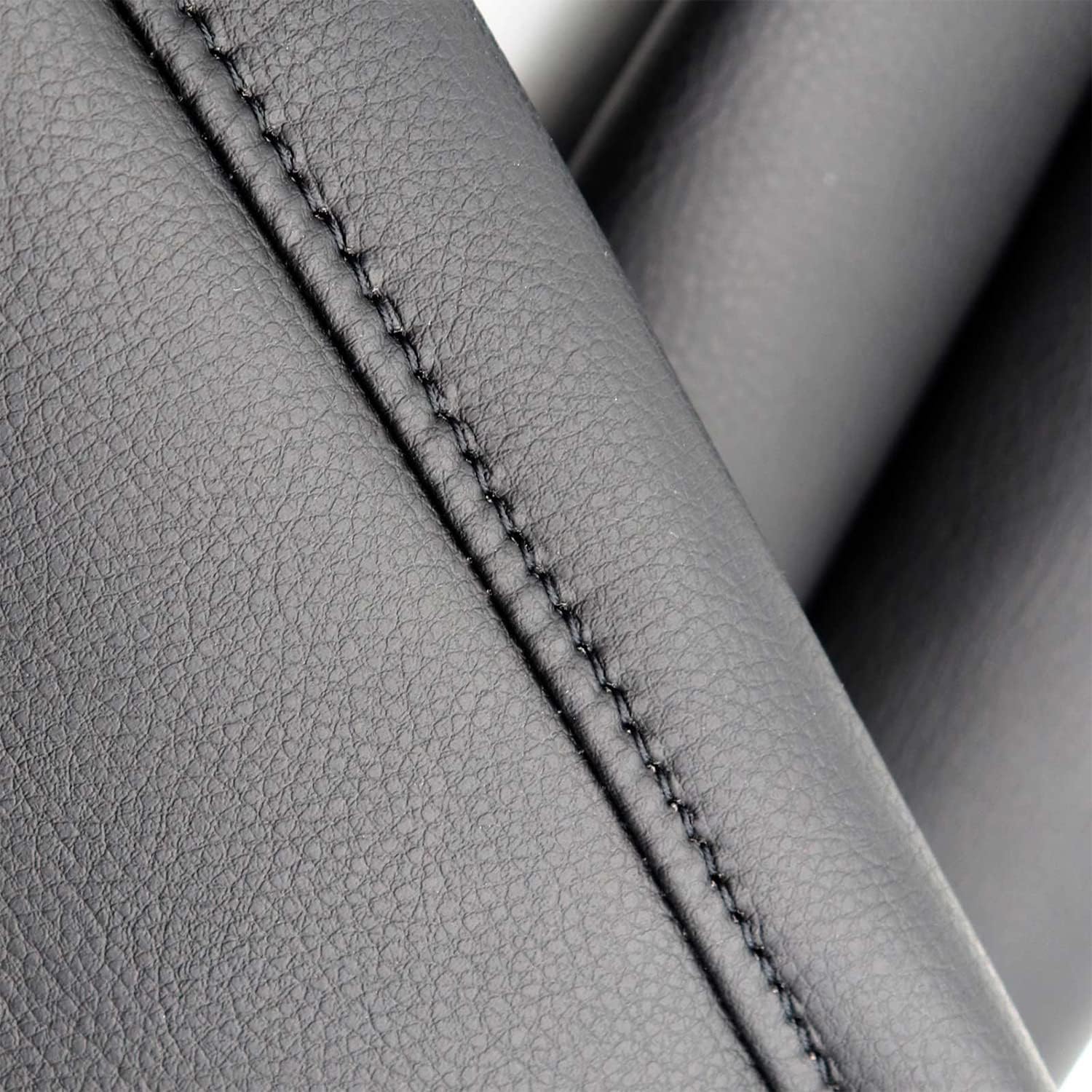 2 fundas de repuesto de cuero negro para reposabrazos compatibles con Lexus RX 300 330 350 2003 2004 2005 2006 2007 2008 2009 (solo parte de cuero)