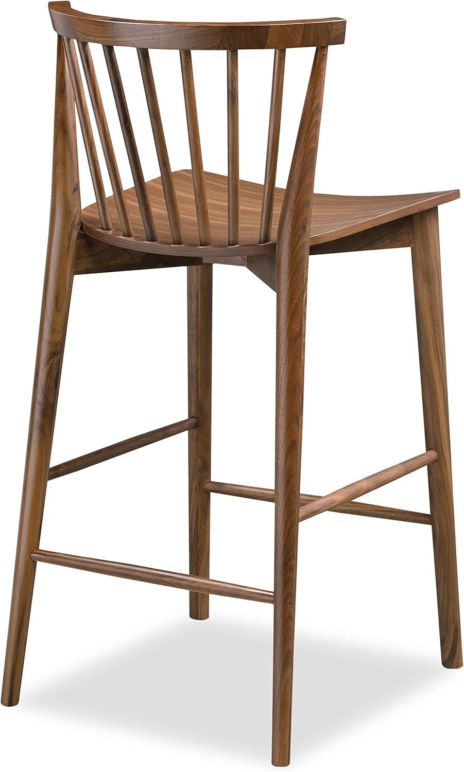 POLY & BARK Taburete de mostrador Ligna en nogal