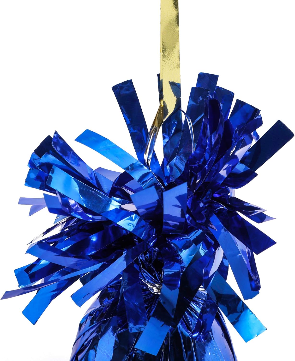 BLUE PANDA Paquete de 15 pesas de globo azul, pesas de fiesta a granel para mesas (azul metálico, 6 onzas, 4.5 pulgadas)