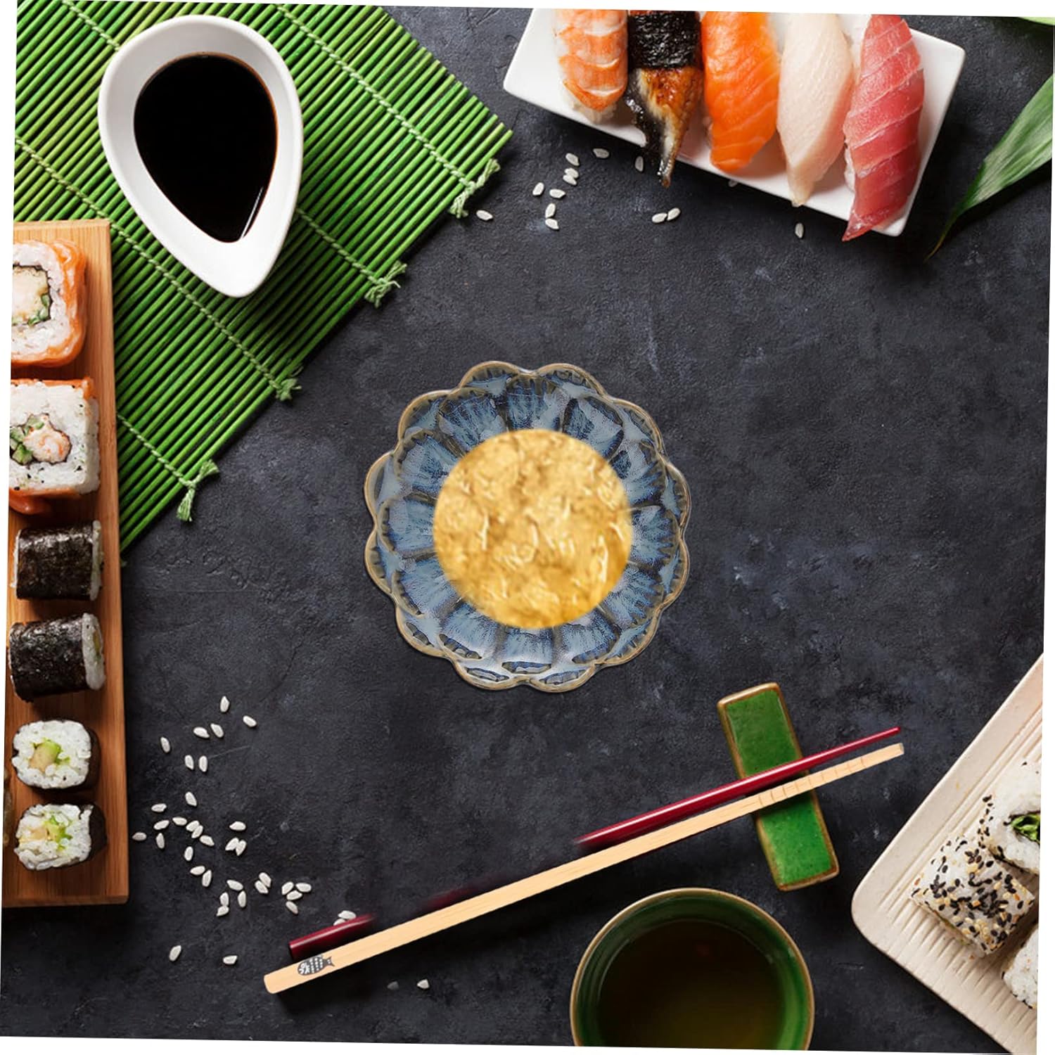 4pcs Sushi Dipping Bowl food sauce dish appetizer Storage Dish soy sauce bowl serving platter side dish bowls ceramic dipping dish ketchup cups