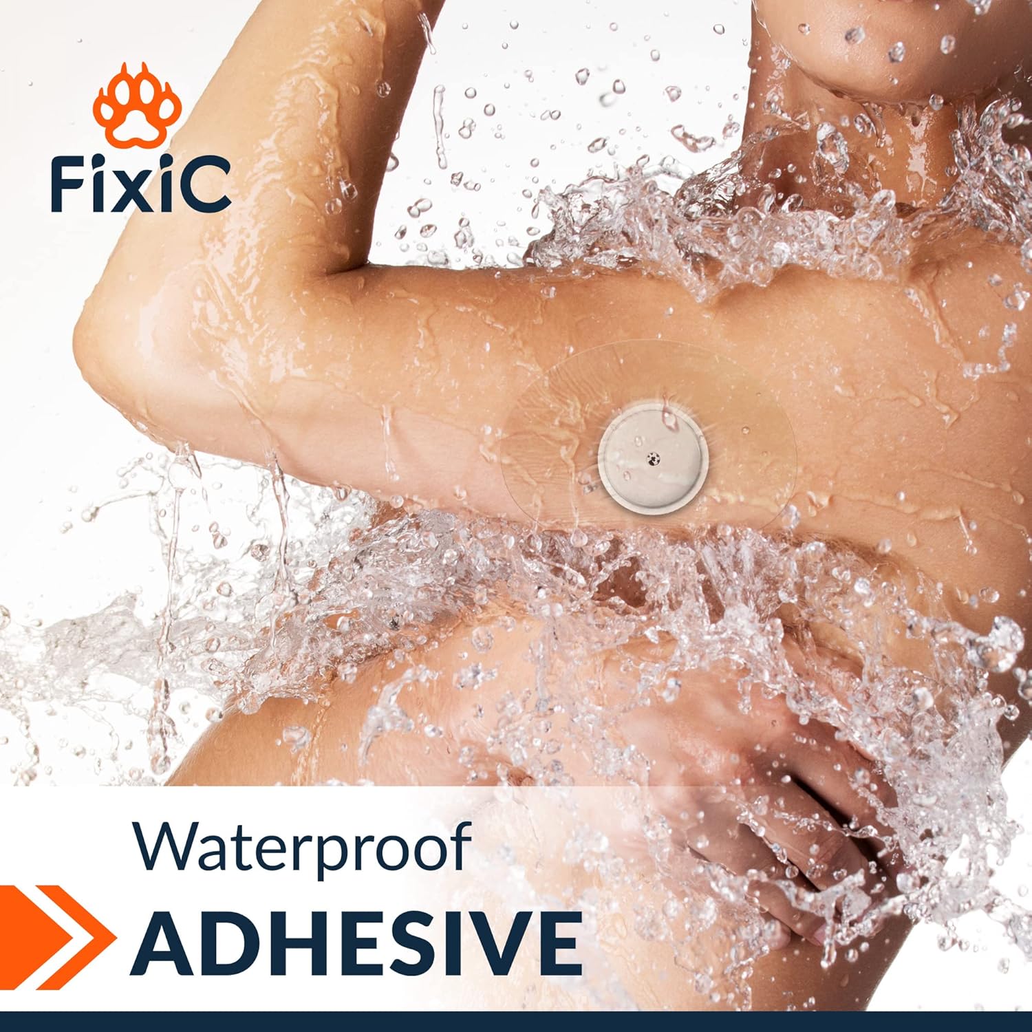 Fixic Parches adhesivos Freestyle 25 piezas  Bueno para Libre  Enlite  Guardian  Vendajes adhesivos impermeables  Cubiertas Libre  Papel precortado