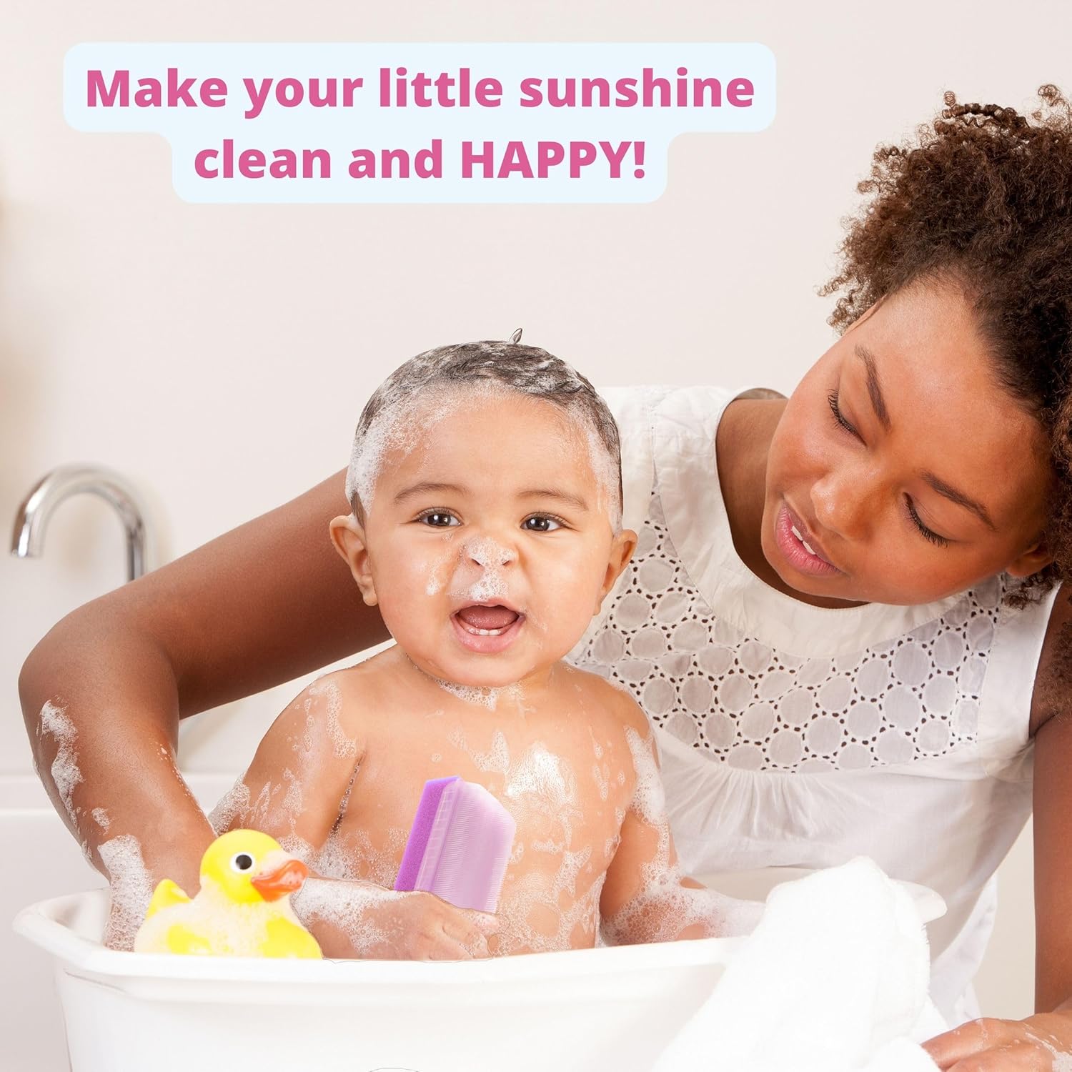Kit de tratamiento para cuna para bebé niña  Cepillo para cuna de bebé para bebés  Productos esenciales de baño para bebés  Peine para cuna y