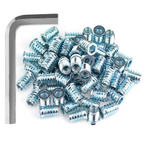 30 piezas de insertos roscados de 516″-0.709 x 0.787 in con llave hexagonal, insertos roscados 516-18, insertos de madera, insertos roscados de 30 piezas de insertos roscados de 516″-0.709 x 0.787 in con llave hexagonal, insertos roscados 516-18, insertos de madera, insertos roscados de