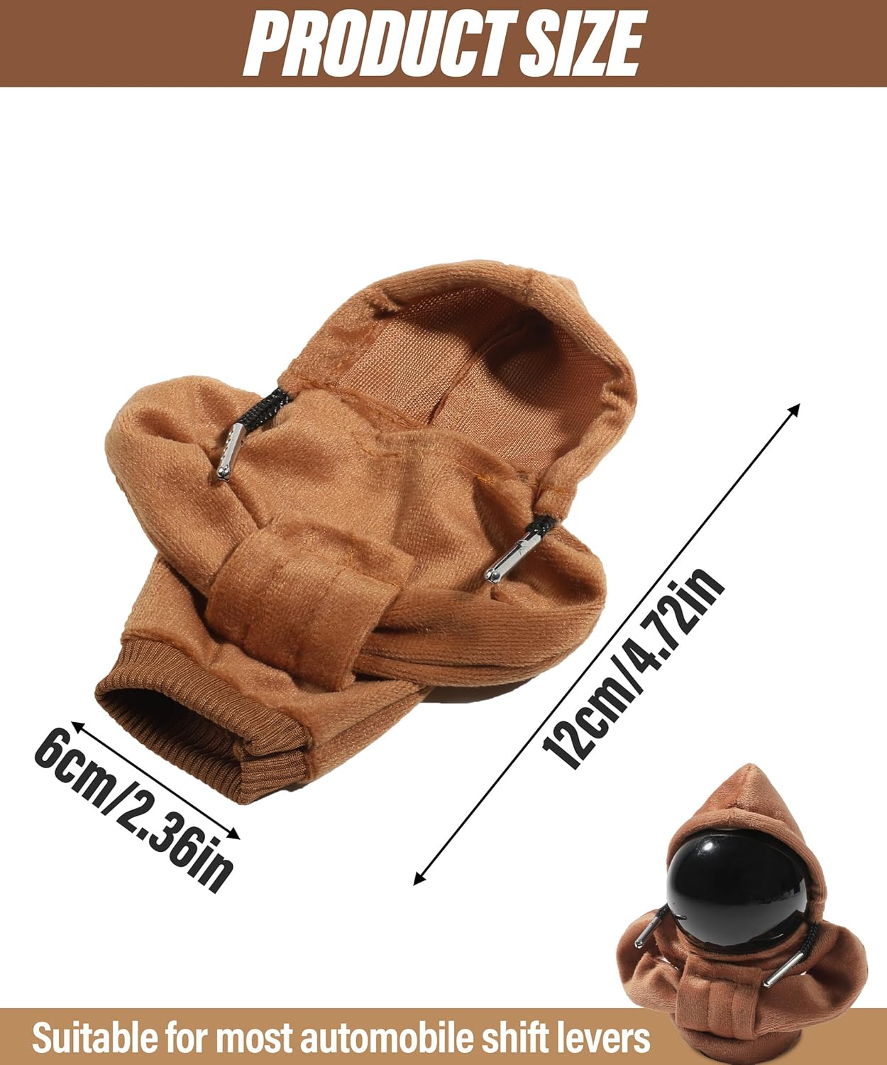 Funda universal para palanca de cambios de automóvil, funda de cambio para automóvil, diseño de suéter de moda, funda de palanca de cambios manual,