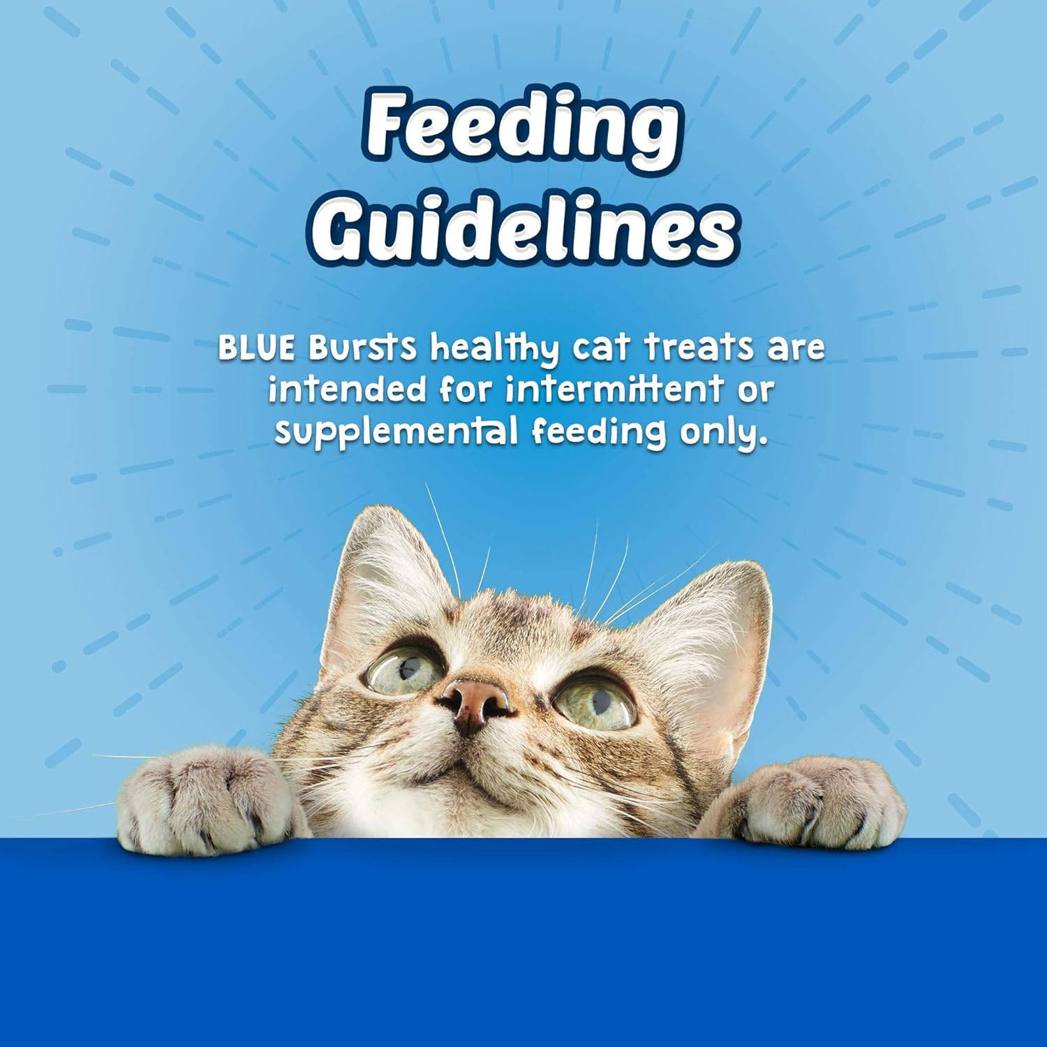 Blue Buffalo – Premios crujientes Bursts para gatos, de pollo, bolsa de 141 g