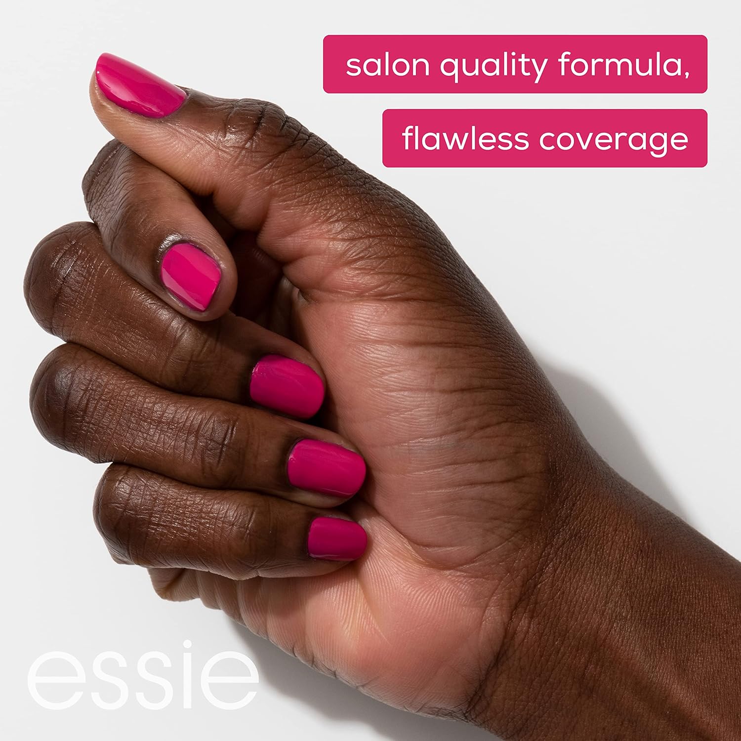 essie – Esmalte de uñas de calidad de centro de manicura, vegano, libre de 8, colección Push Play, rojo, Start Signs Only, 0.46 onzas