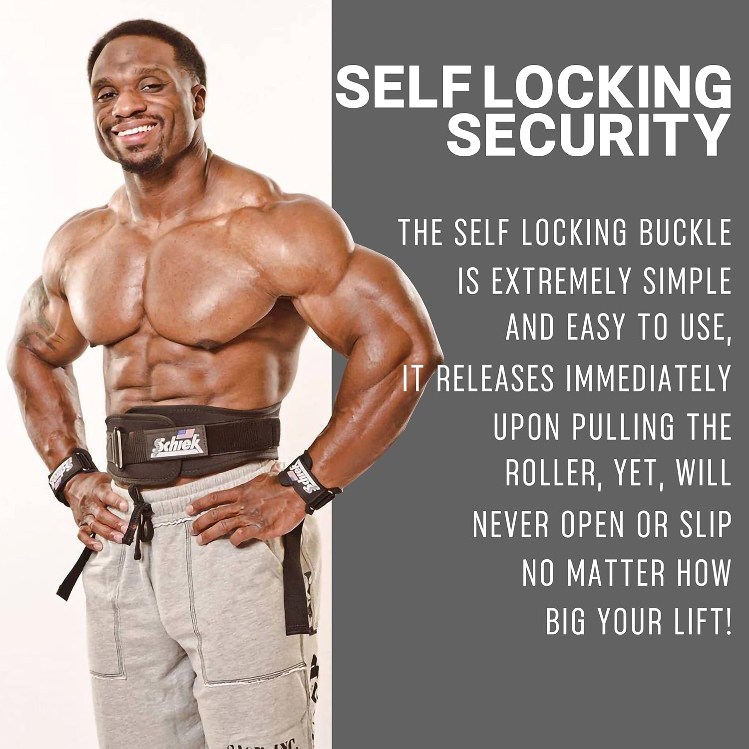 Schiek Sports 2006 Nylon 6″ Weight Lifting Belt – Support Belt for Power Lifting