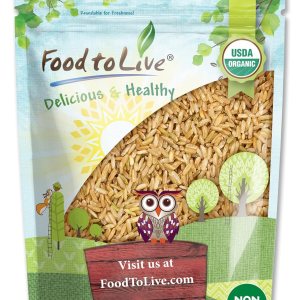 Food to Live – Arroz Basmati integral orgánico certificado (puro, grano largo, sin OGM, a granel) Food to Live – Arroz Basmati integral orgánico certificado (puro, grano largo, sin OGM, a granel)