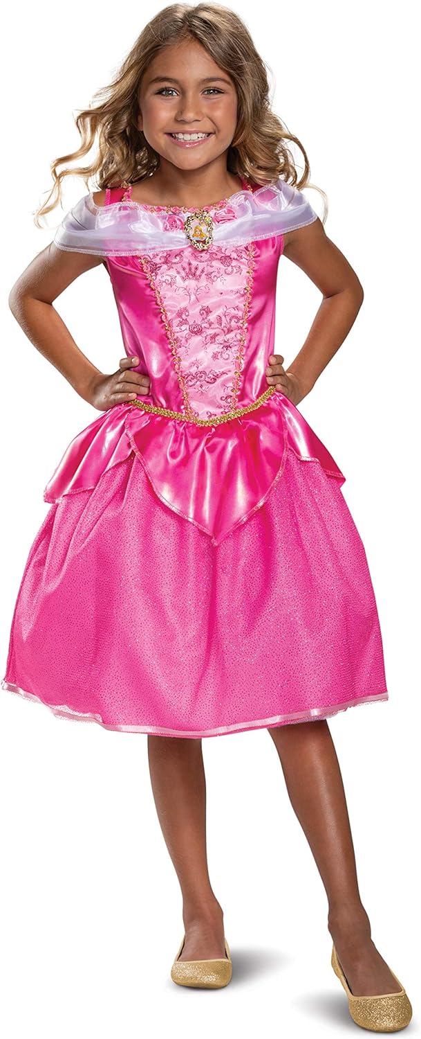 Aurora – Disfraz clásico de princesa Disney para niñas