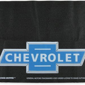 Funda para guardabarros con corbatín azul Chevrolet  Con licencia oficial de General Motors  Ajuste universal  Tamaño estándar 22 x 34 pulgadas Funda para guardabarros con corbatín azul Chevrolet  Con licencia oficial de General Motors  Ajuste universal  Tamaño estándar 22 x 34 pulgadas