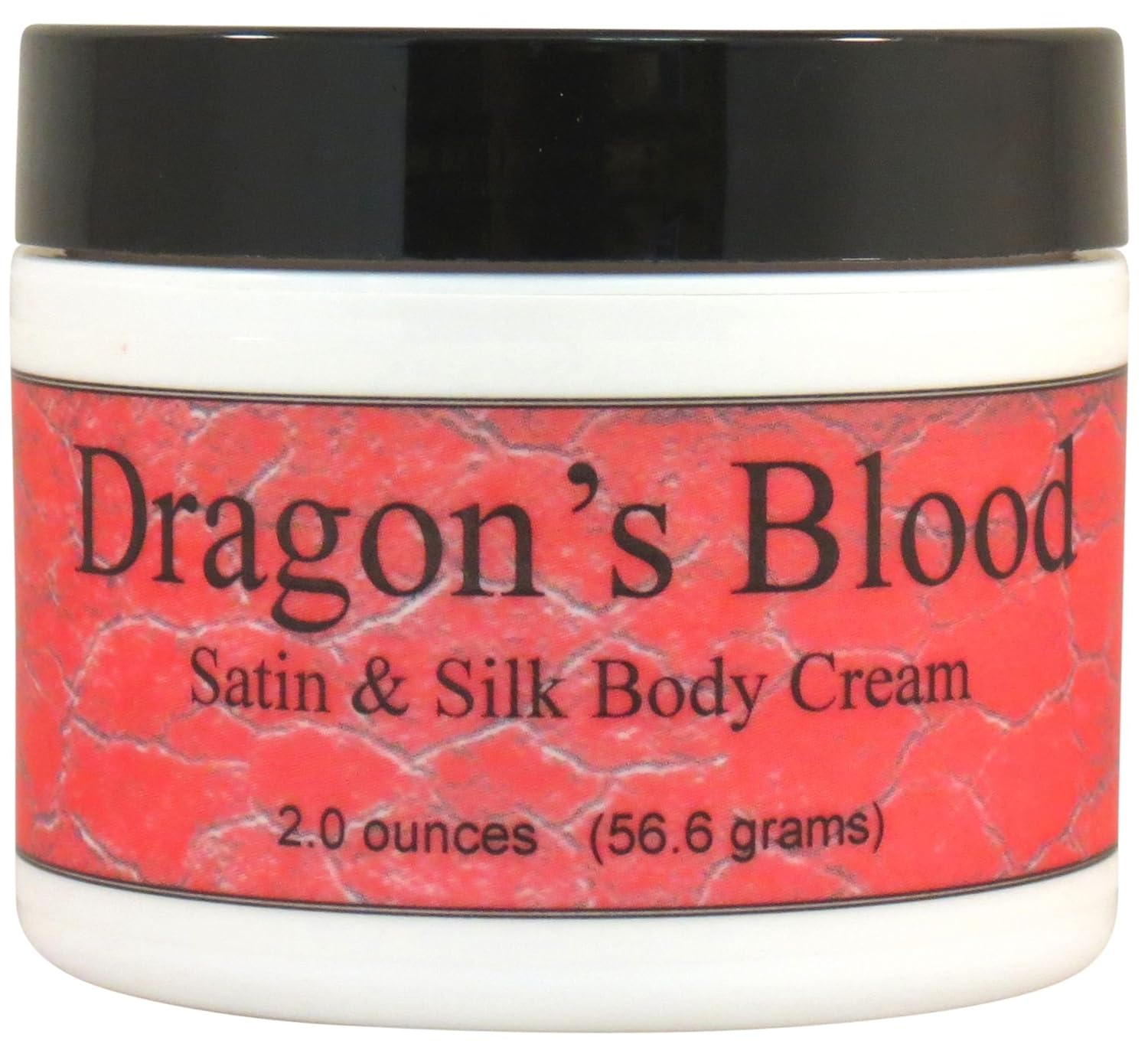 Eclectic Lady Dragon’s Blood – Crema de satén y seda, crema corporal, loción corporal, 2 onzas, manteca de karité, aloe, aminoácidos de seda,