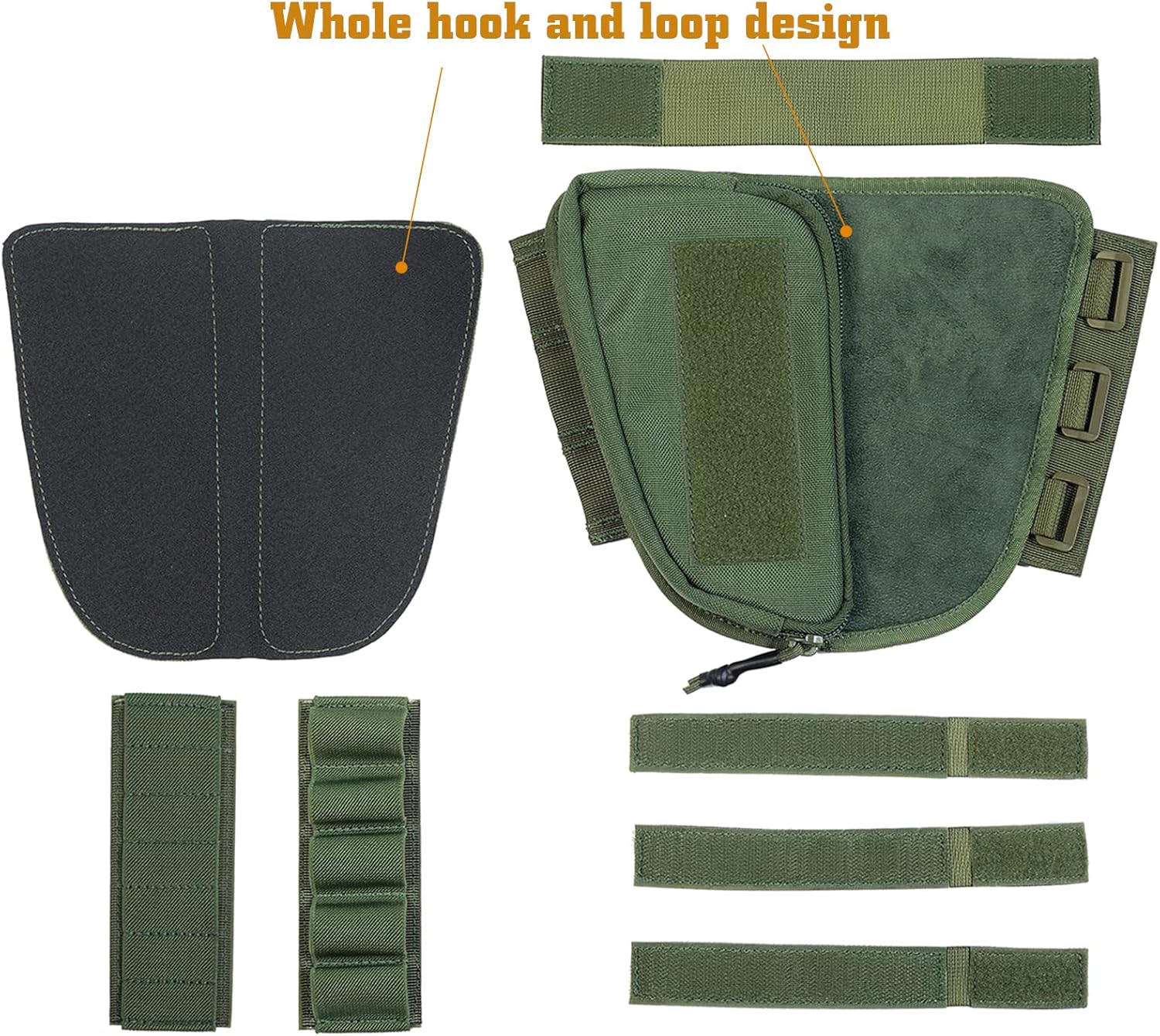 Soporte para mejillas Buttstock diseñado para escopeta y carcasa de rifle