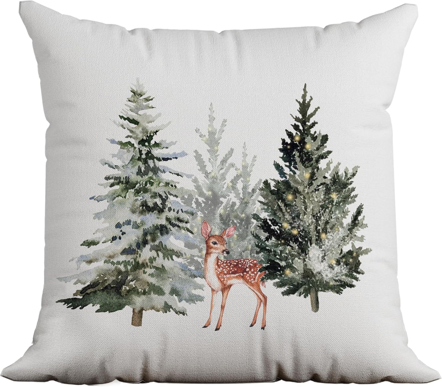 uinwk Fundas de almohada de árbol de Navidad de 18 x 18 pulgadas, funda de almohada de Feliz Navidad, fundas de almohada para árbol de Navidad,