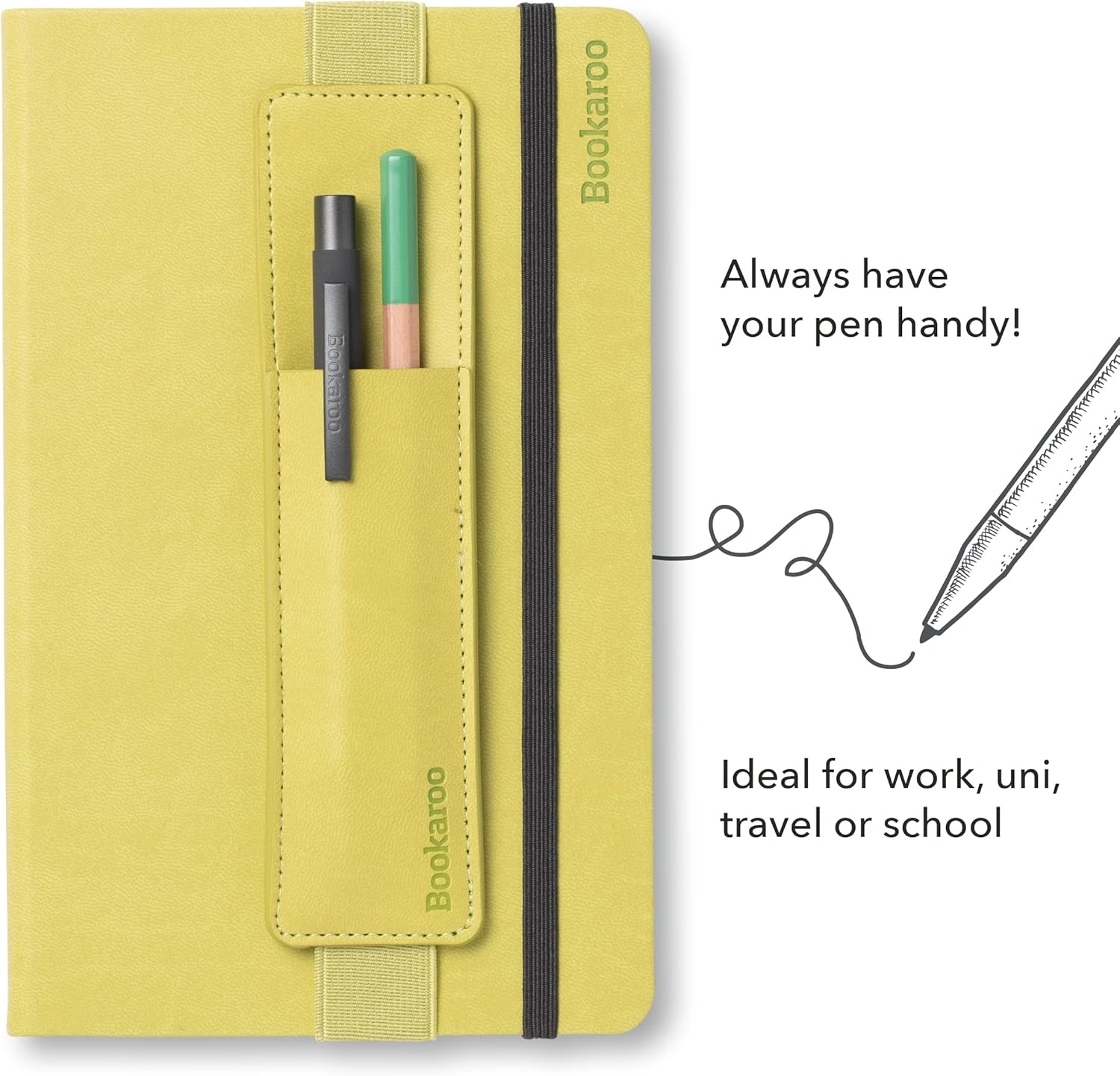 IF Bookaroo – Estuche para bolígrafos, Lima, Moderno