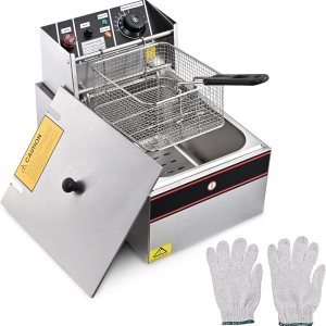 WeChef freidora eléctrica de inmersión para encimera, con tapa, con tanque extraíble, para cocinar papas fritas, para el hogar, la cocina, para uso WeChef freidora eléctrica de inmersión para encimera, con tapa, con tanque extraíble, para cocinar papas fritas, para el hogar, la cocina, para uso