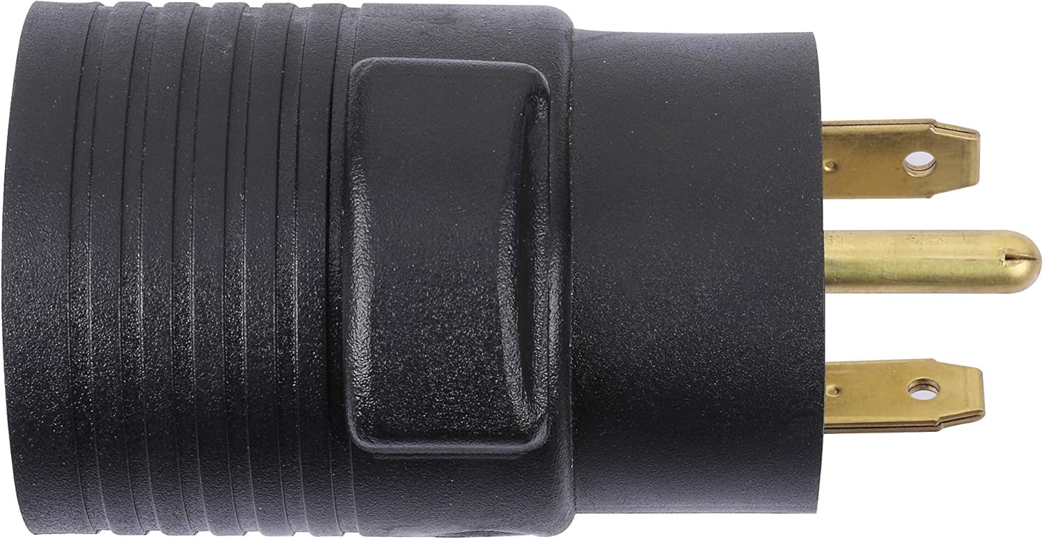 XUANHUA Adaptador NEMA RV TT-30P a 14-50R Adaptador de carga de receptáculo hembra Nema TT-30 macho de 30 amperios macho a adaptador hembra de 14-50