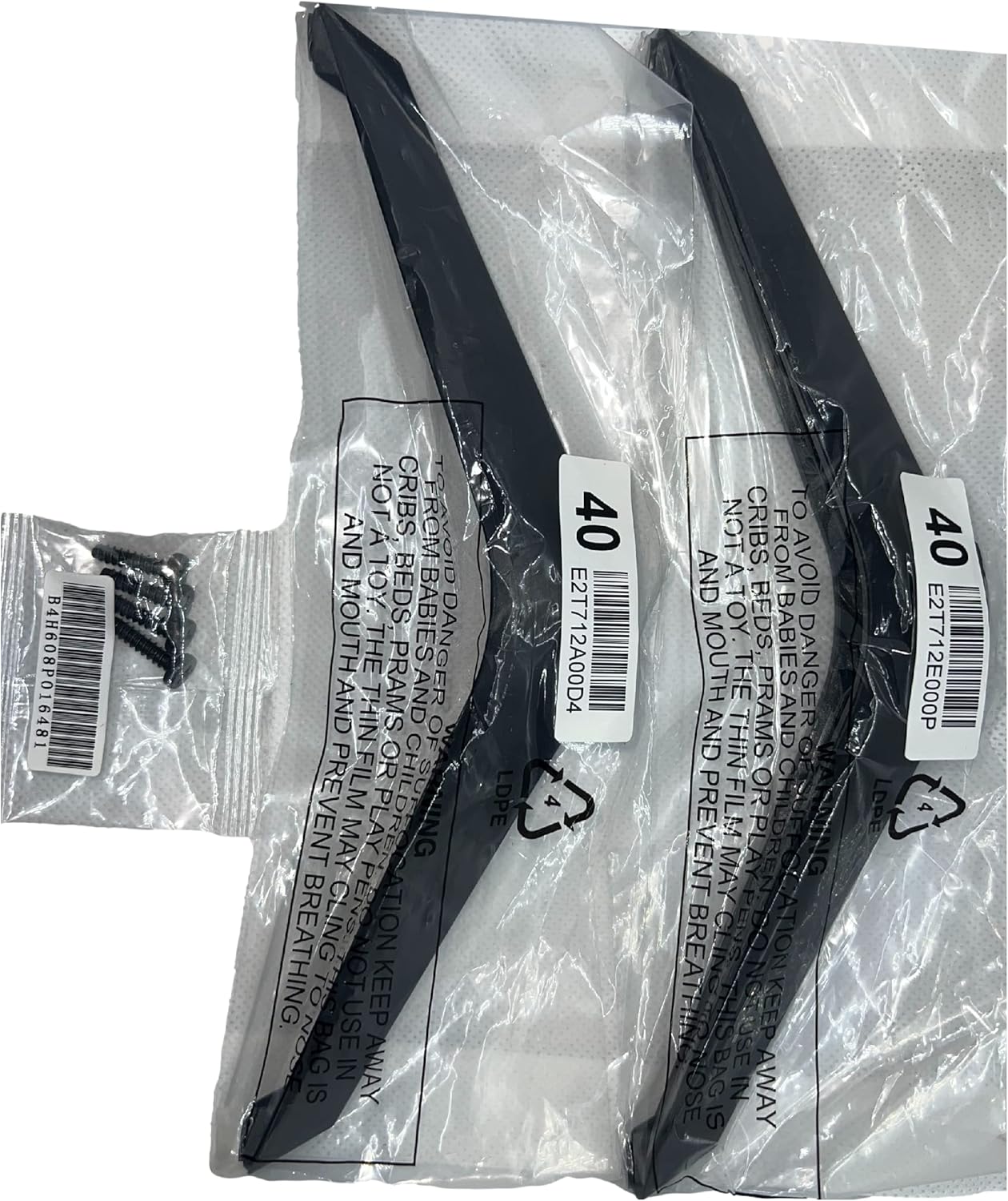 Soporte de base de TV de repuesto OEM para VIZIO Serie D 40 “clase FHD LED Smart TV (D40f-J09), tornillos incluidos