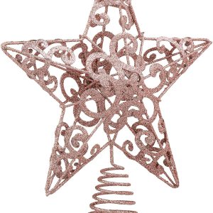 Aneco – Decoración para árbol de Navidad (metal, 10 pulgadas) Aneco – Decoración para árbol de Navidad (metal, 10 pulgadas)