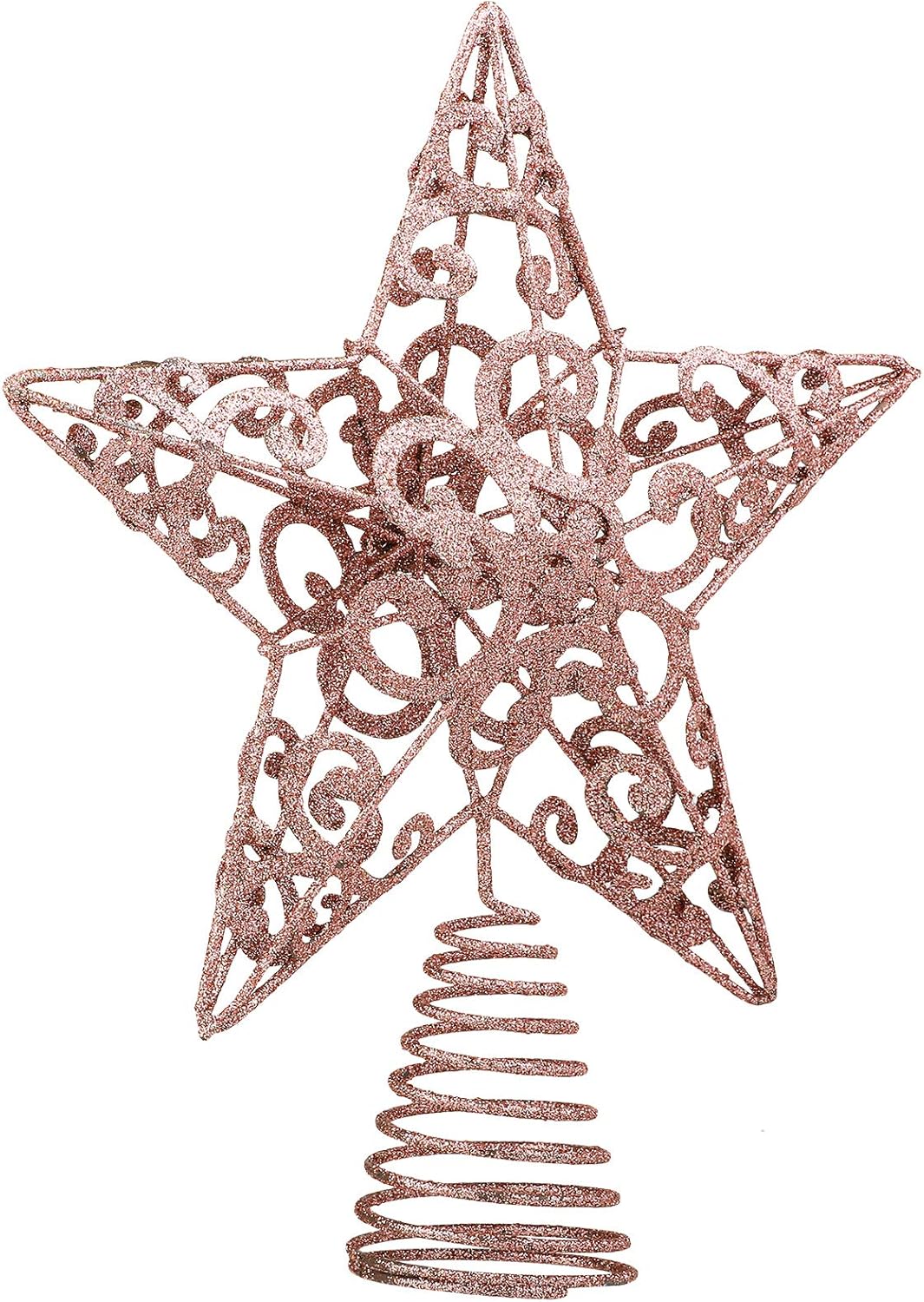 Aneco – Decoración para árbol de Navidad (metal, 10 pulgadas)