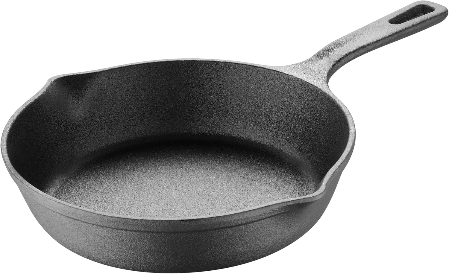 MasterPRO Sartén de hierro fundido pre-sazonado  Sartén para cocinar, saltear y freír para uso en interiores y exteriores  Parrilla de barbacoa,