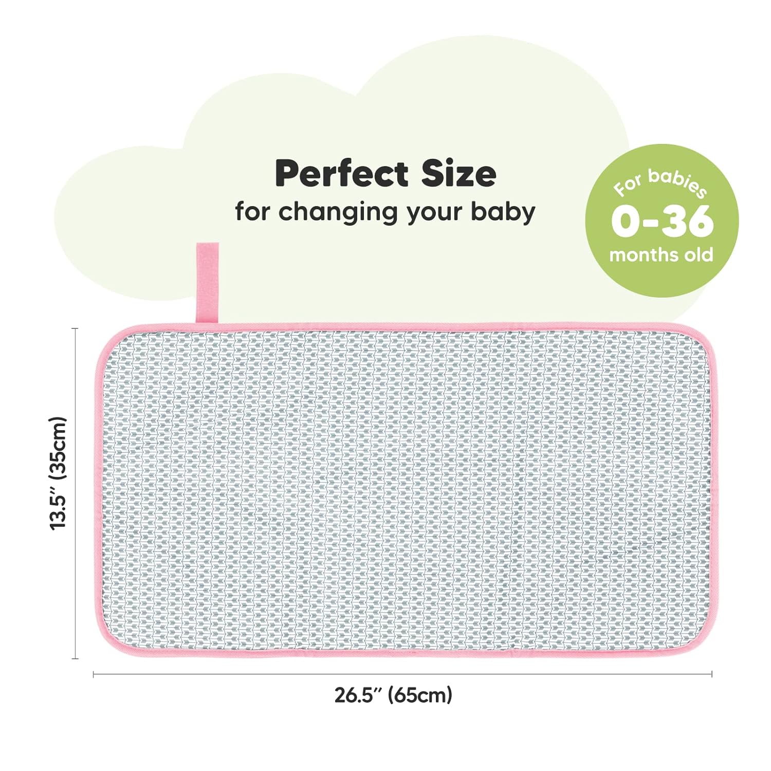 KeaBabies Cambiador de pañales portátil y paquete de 3 sacos de dormir para bebé, tapete cambiador plegable impermeable para bebé, manta orgánica