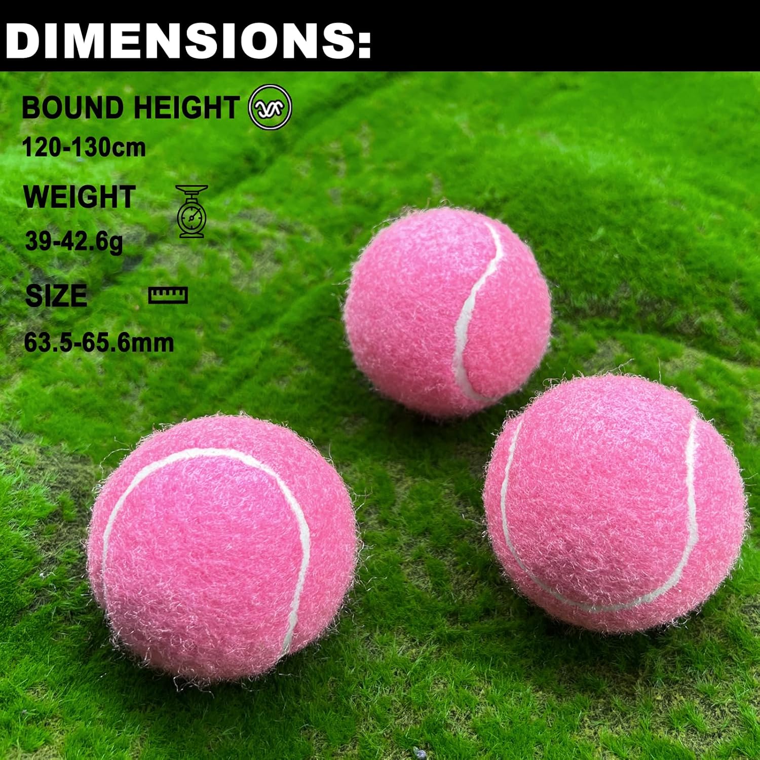 Pelota de tenis, paquete de 36 pelotas de tenis para perros, pelotas de tenis de práctica vienen con bolsa de pelotas, buenas para entrenar, jugar,