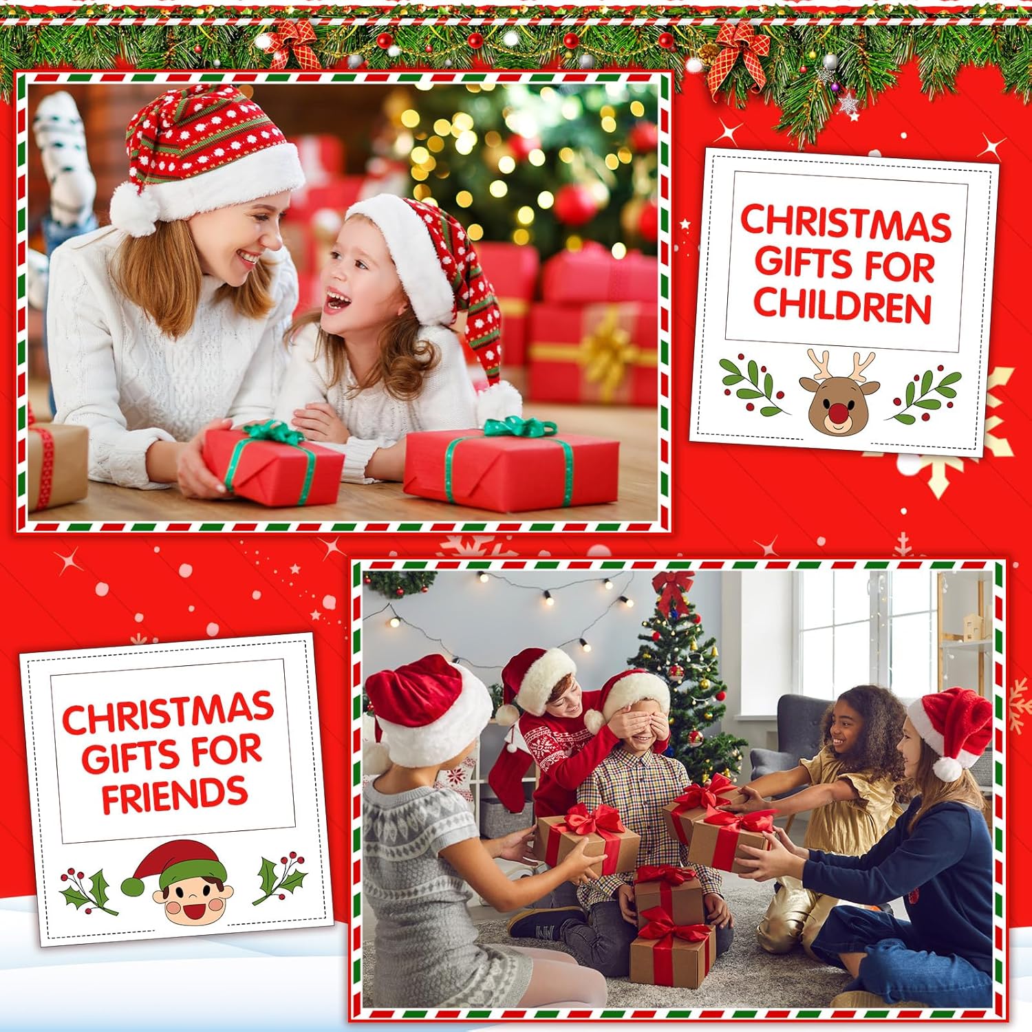Juego de 72 cuadernos y lápices de Navidad, cuadernos pequeños y lápices de madera, recuerdos de fiesta de Navidad, rellenos de calcetines, regalos,