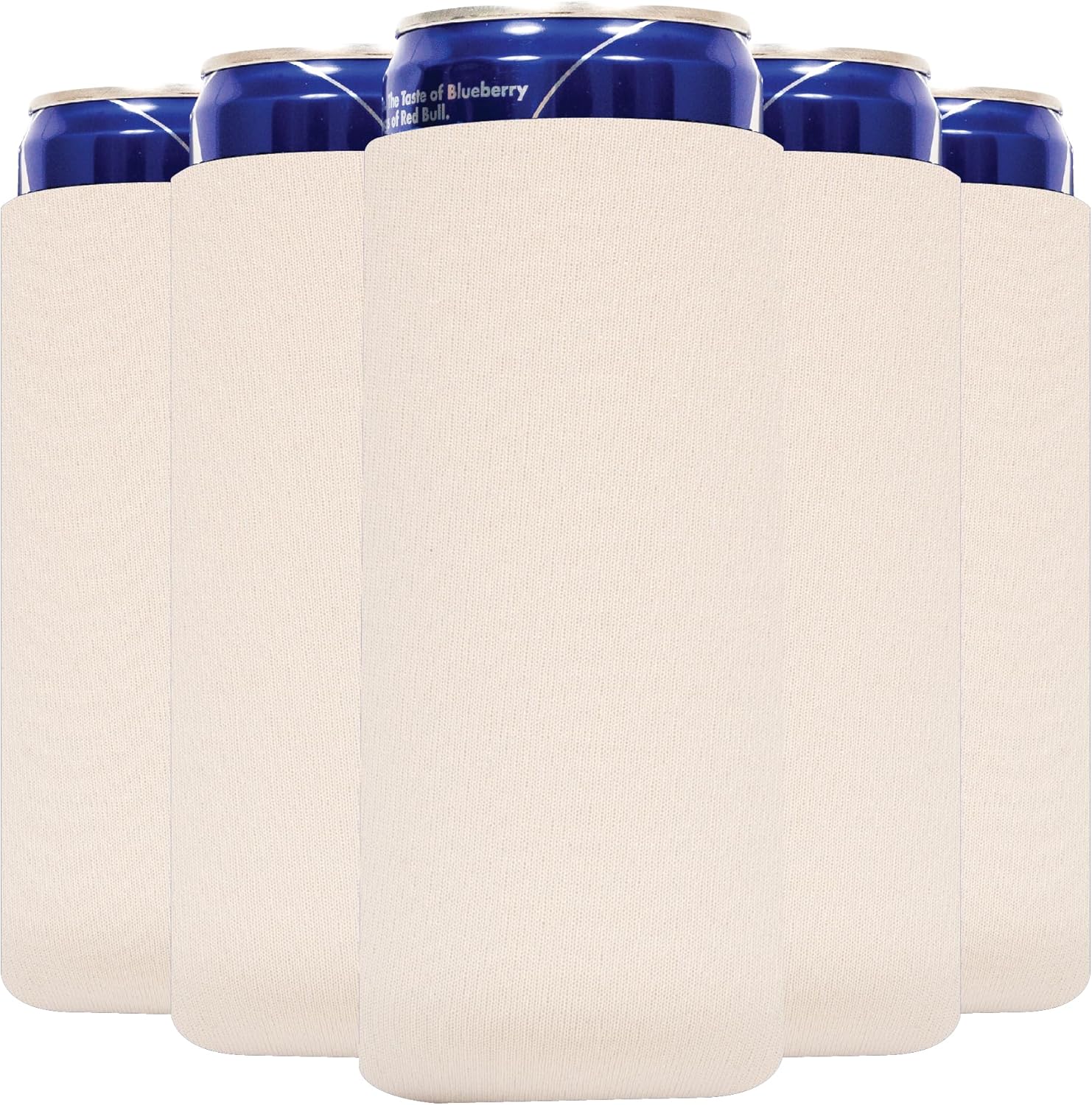 QualityPerfection – Fundas delgadas para enfriar latas, bebidas energizantes, cervezas. de 12 onzas, de neopreno, para latas de RedBull, Spiked