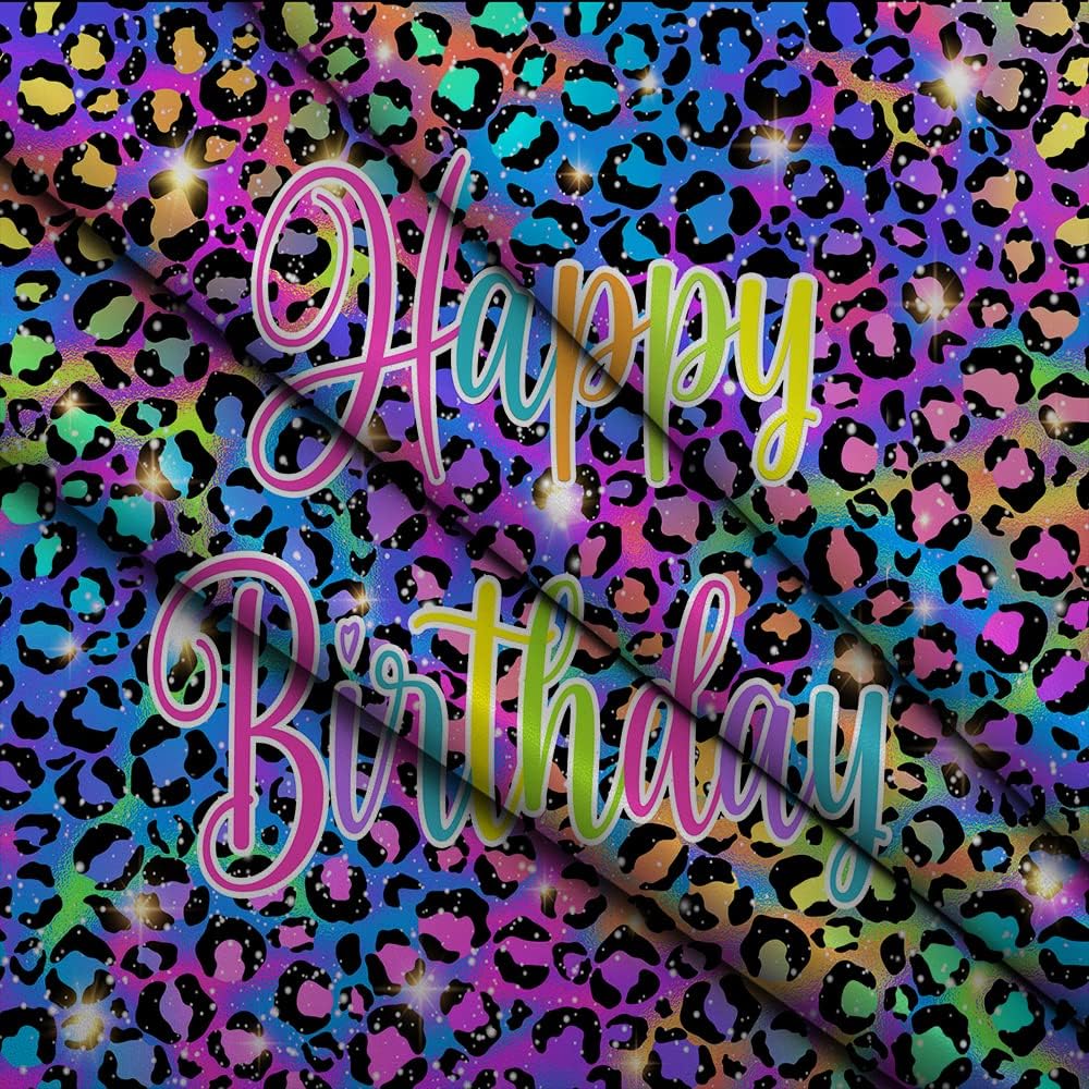 Telón de fondo colorido de cumpleaños con brillo de neón para fotografía, pintura de salpicaduras, grafiti, retro, discoteca, hip pop, decoración de