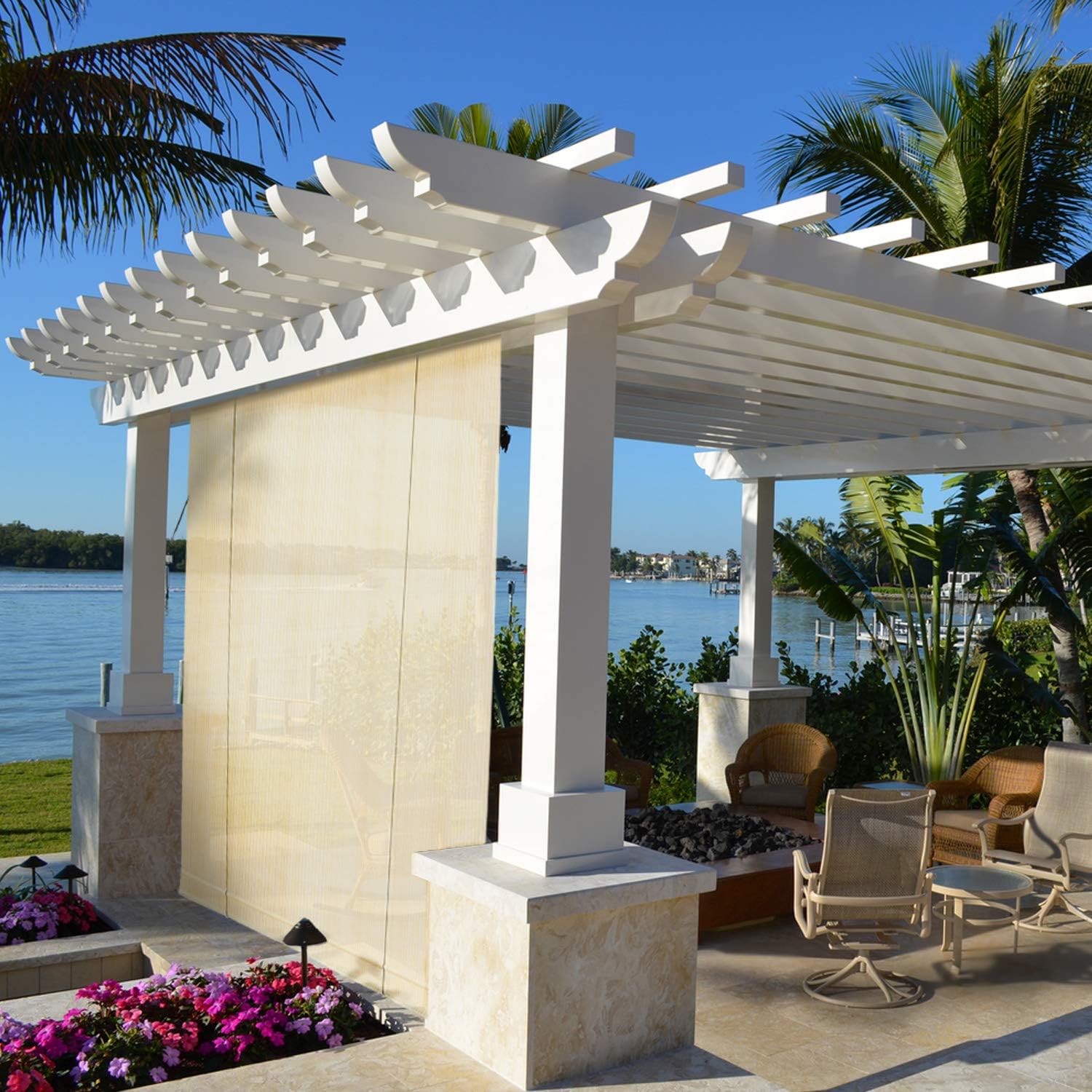 TANG Sunshades Depot – Cortina de rodillo para exterior