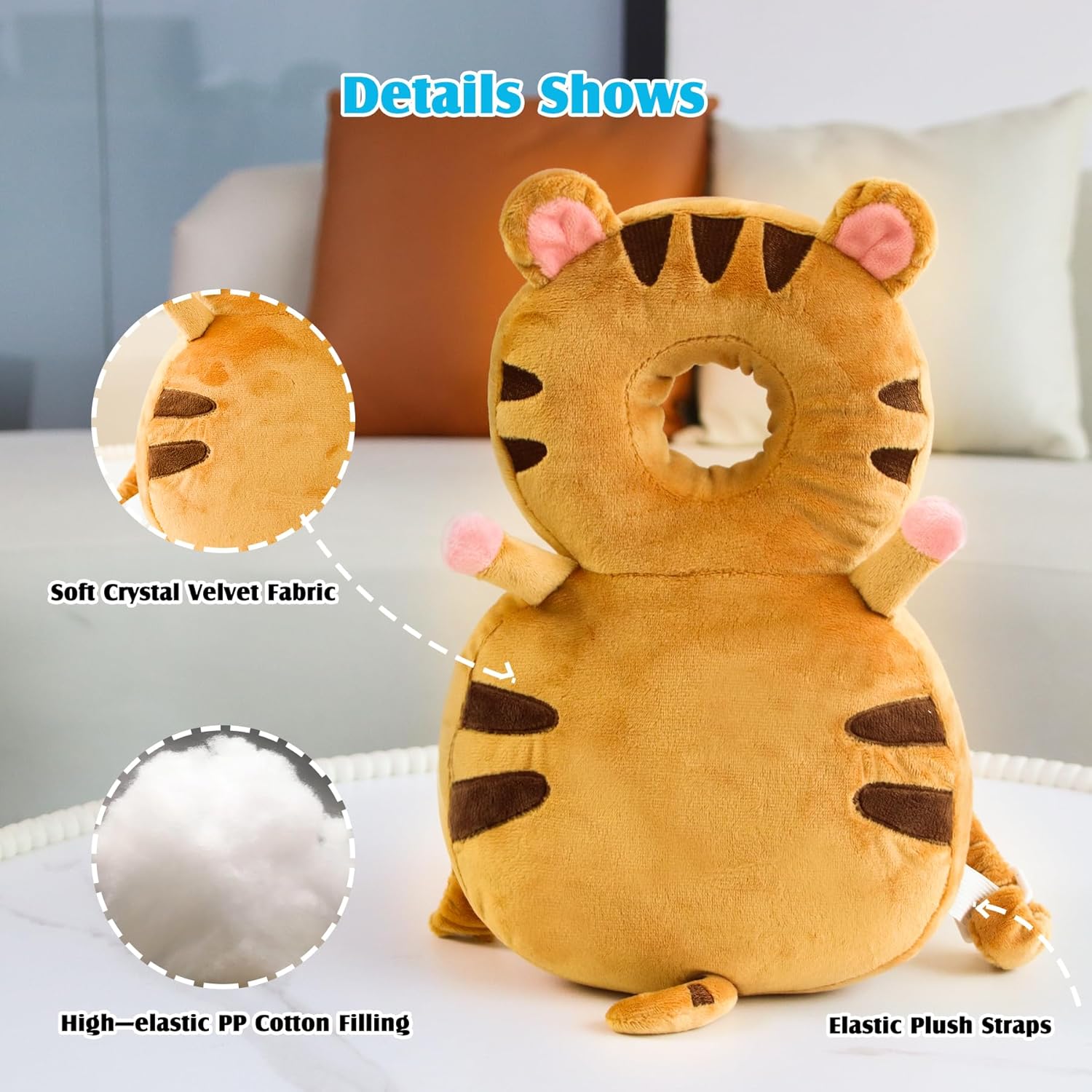 Mochila protectora para la cabeza del bebé, productos de seguridad para bebés, protección de la cabeza del bebé para gatear y caminar