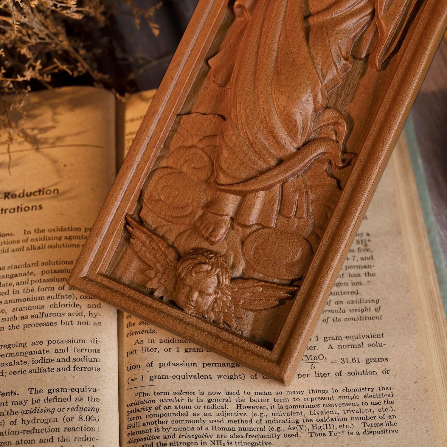 BGCOPPER Cruz de pared de crucifijo hecha a mano con gancho, cruz de Jesús INRI, decoración Wll para iglesia, hogar, habitación, regalos de Navidad