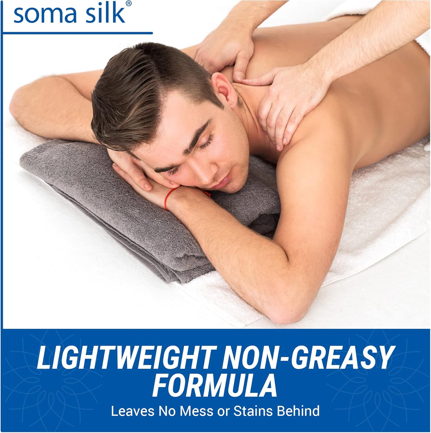 Soma Silk – Crema de masaje profesional de 5 galones, textura suave y sedosa, crema de masaje rica en humedad, aceites de caléndula y jojoba para