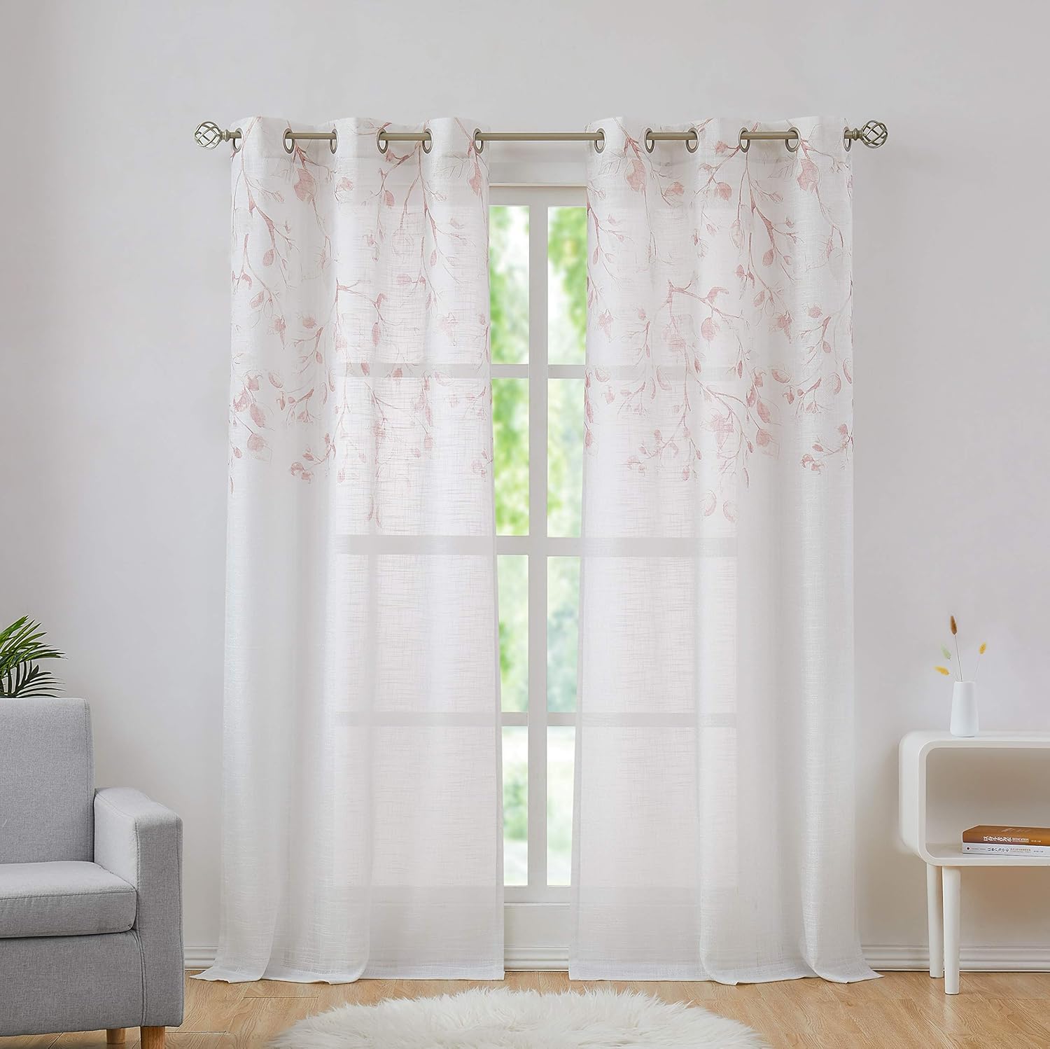 Central Park – Cortinas con diseño de hojas