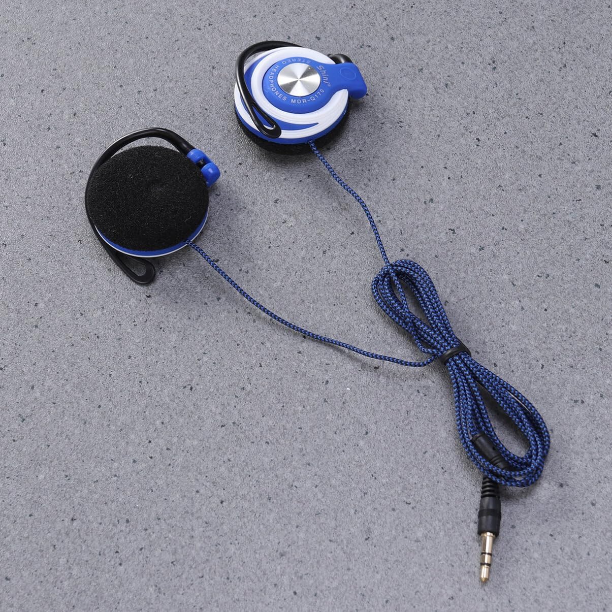 Auriculares de clip – 2 unidades de auriculares de 0.138 in tipo clip auriculares auriculares auriculares estéreo auriculares con cable de clip en