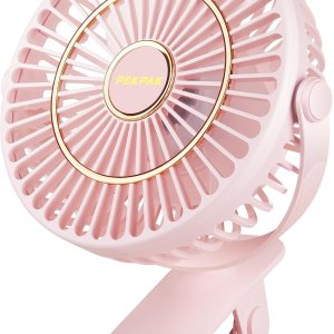PEKPAK Ventilador de clip, ClipEscritorioColgado Mini ventilador recargable 3 en 1 6 pulgadas5200 mAh Ventilador de escritorio pequeño con ganchos PEKPAK Ventilador de clip, ClipEscritorioColgado Mini ventilador recargable 3 en 1 6 pulgadas5200 mAh Ventilador de escritorio pequeño con ganchos
